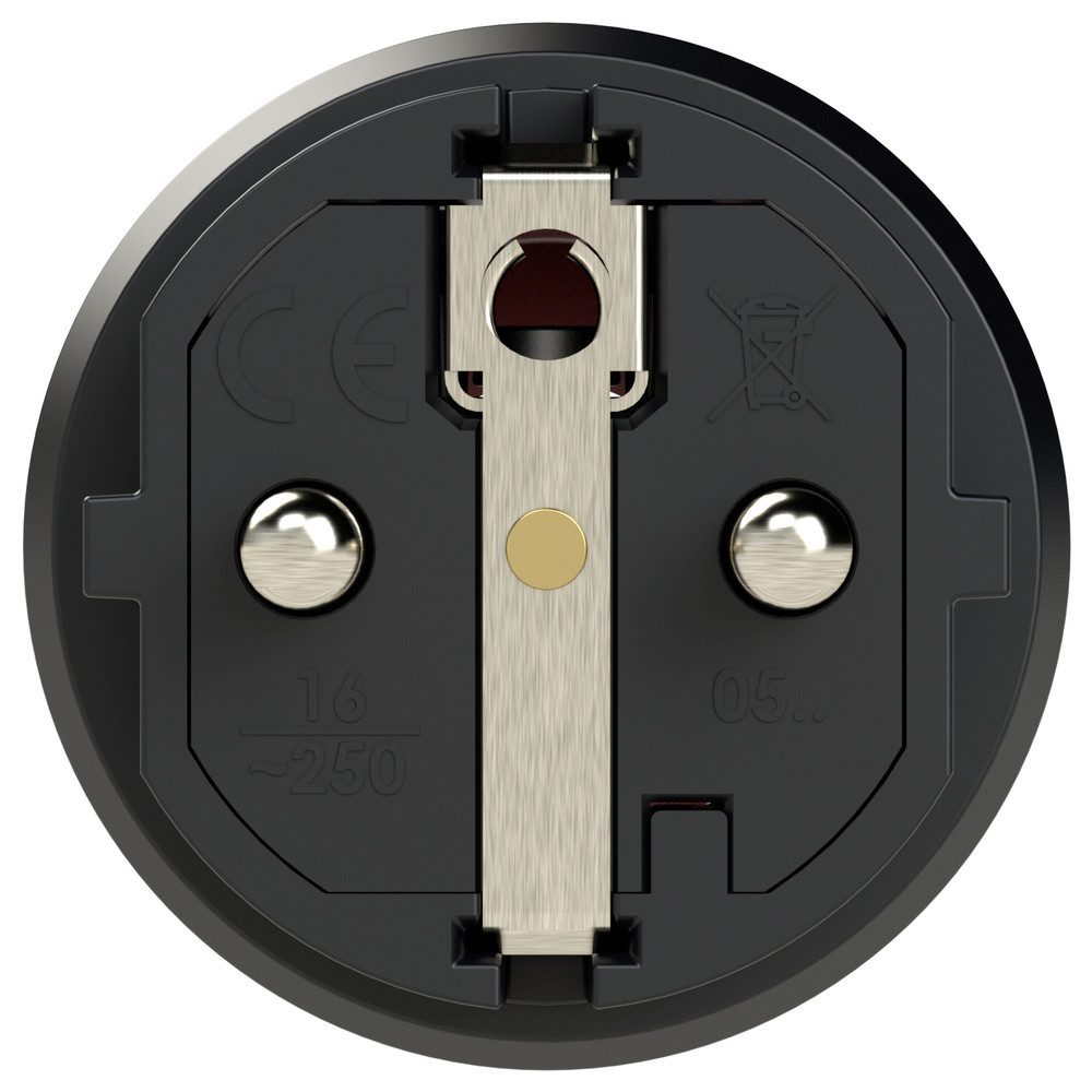 PC Electric PC Electric 05721-ss Schutzkontaktstecker Kunststoff 250 V Schwarz IP Steckernetzteil