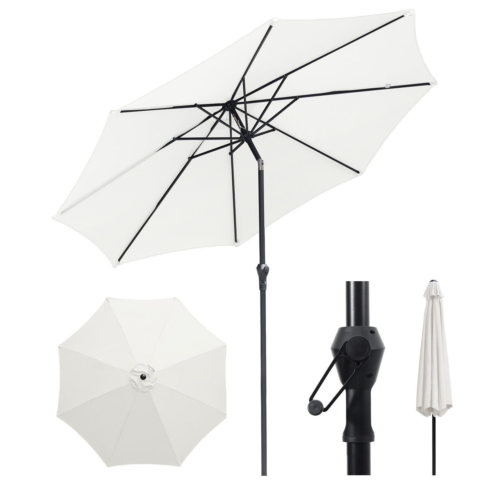 Sekey Sonnenschirm ø 300 cm Alu günstig online kaufen