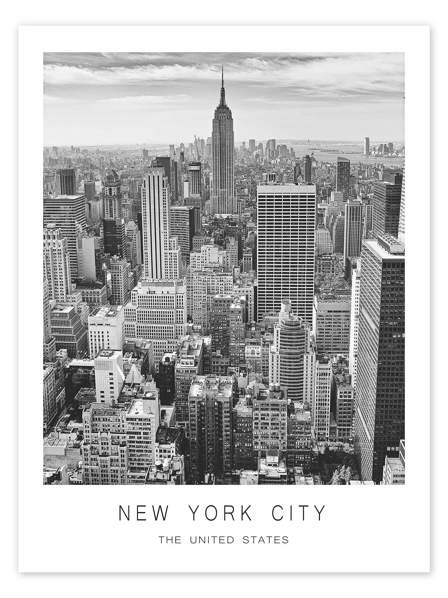 Posterlounge Wandbild New York City, Art günstig online kaufen
