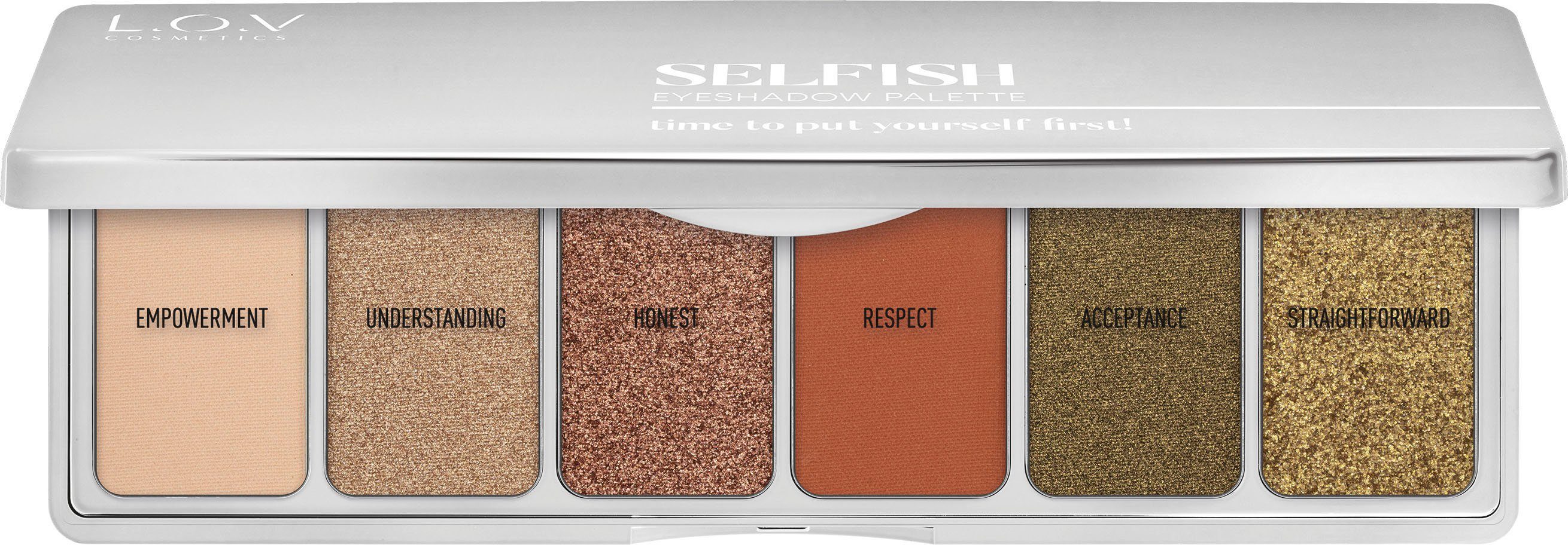 SELFISH Lidschatten-Palette L.O.V