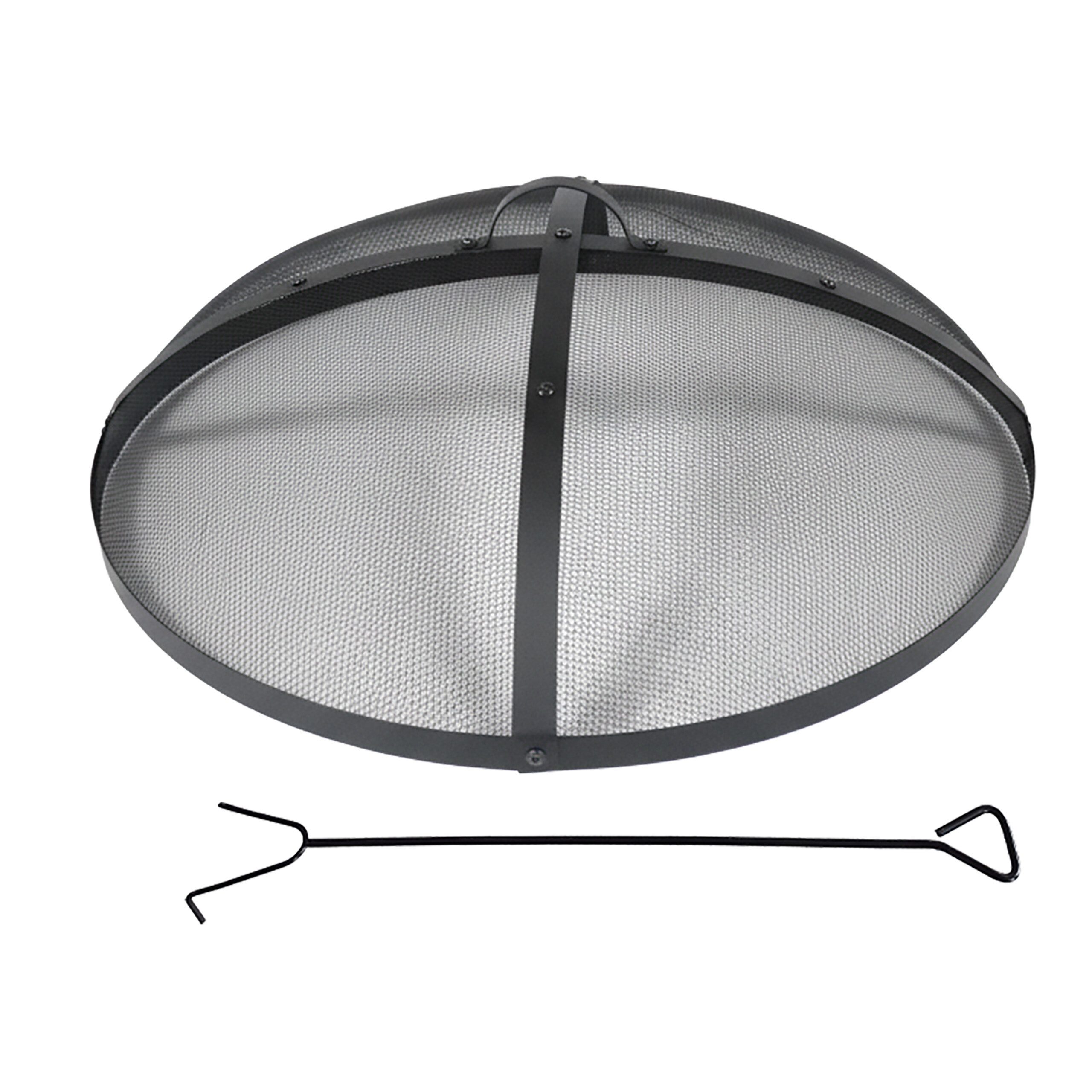 relaxdays Funkenschutzgitter Funkenschutz für Feuerschale, 70 cm günstig online kaufen
