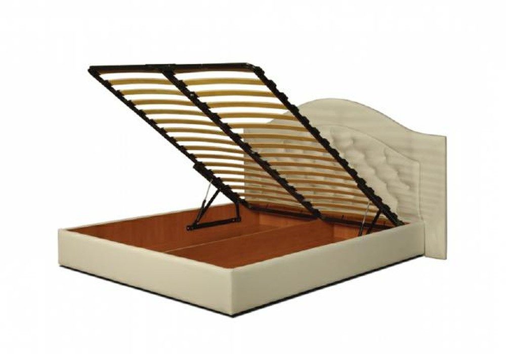 Xlmoebel Polsterbett Luxuriöses Designer-Polsterbett in edlem Stil (Chesterfield Bett "Castele Bella" 160x200cm), Hergestellt in Europa