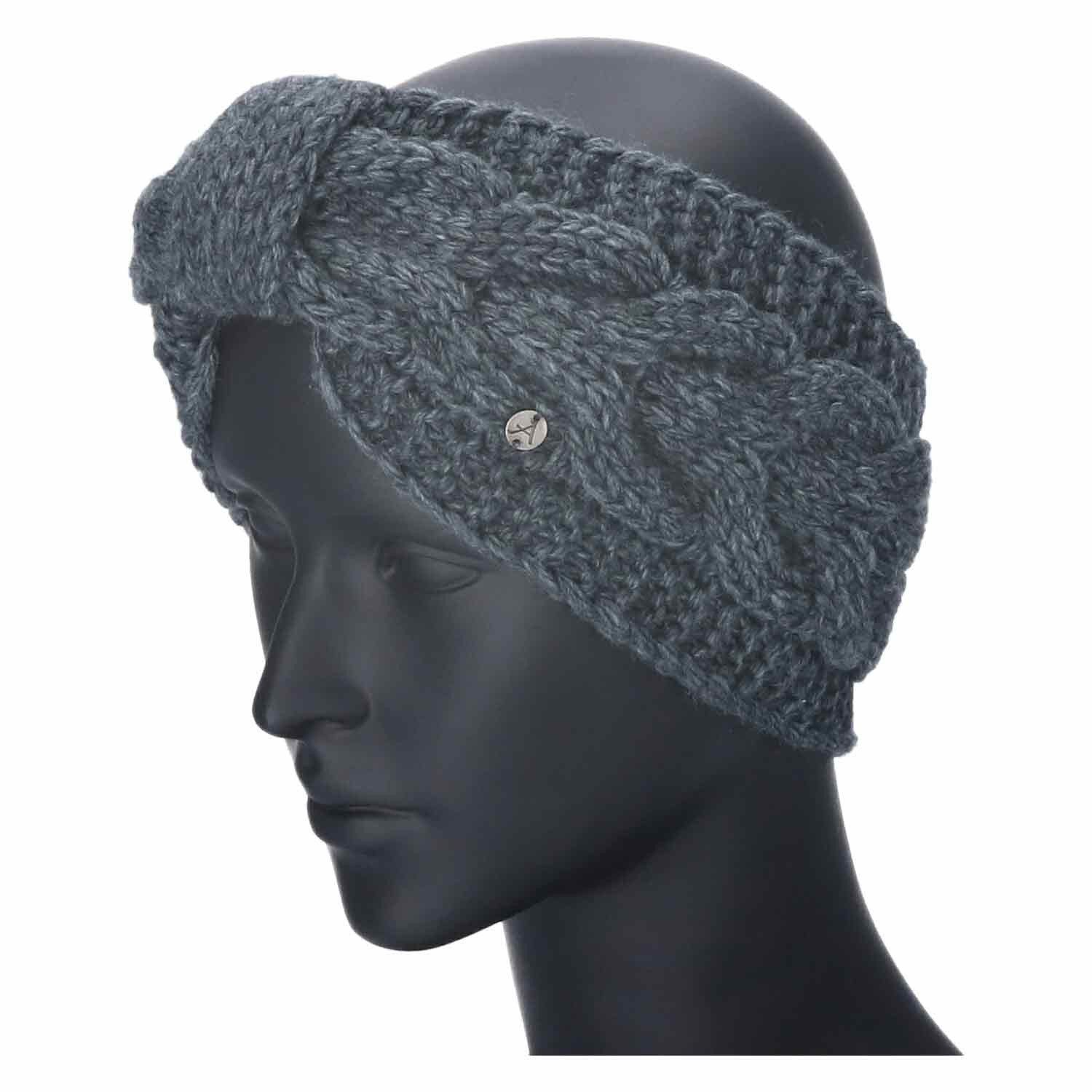 Antonio Strickmütze Antonio Stirnband dunkelgrau (1-St) günstig online kaufen