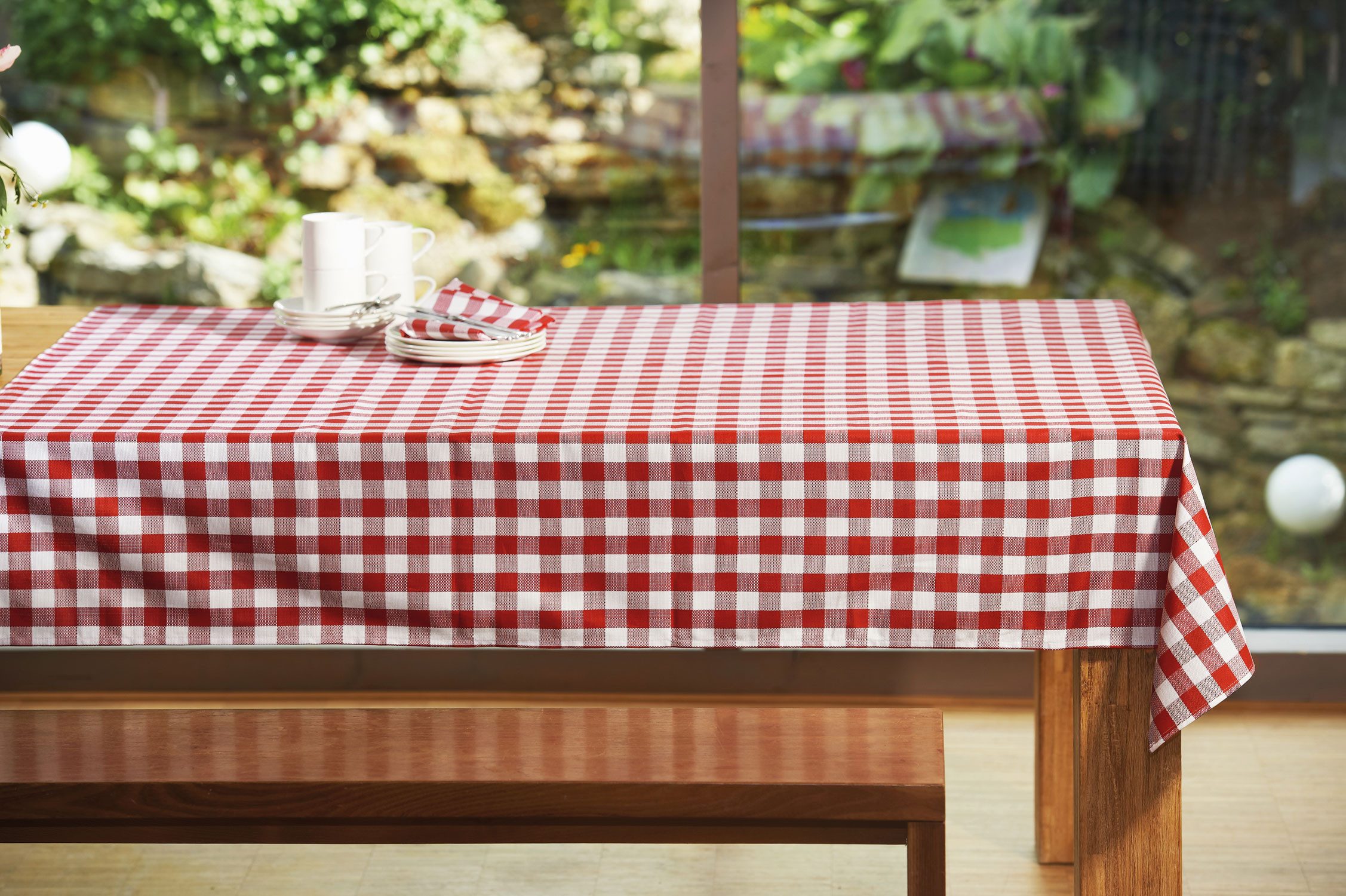texpot Tischdecke Tischläufer Servietten kariert 2 günstig online kaufen
