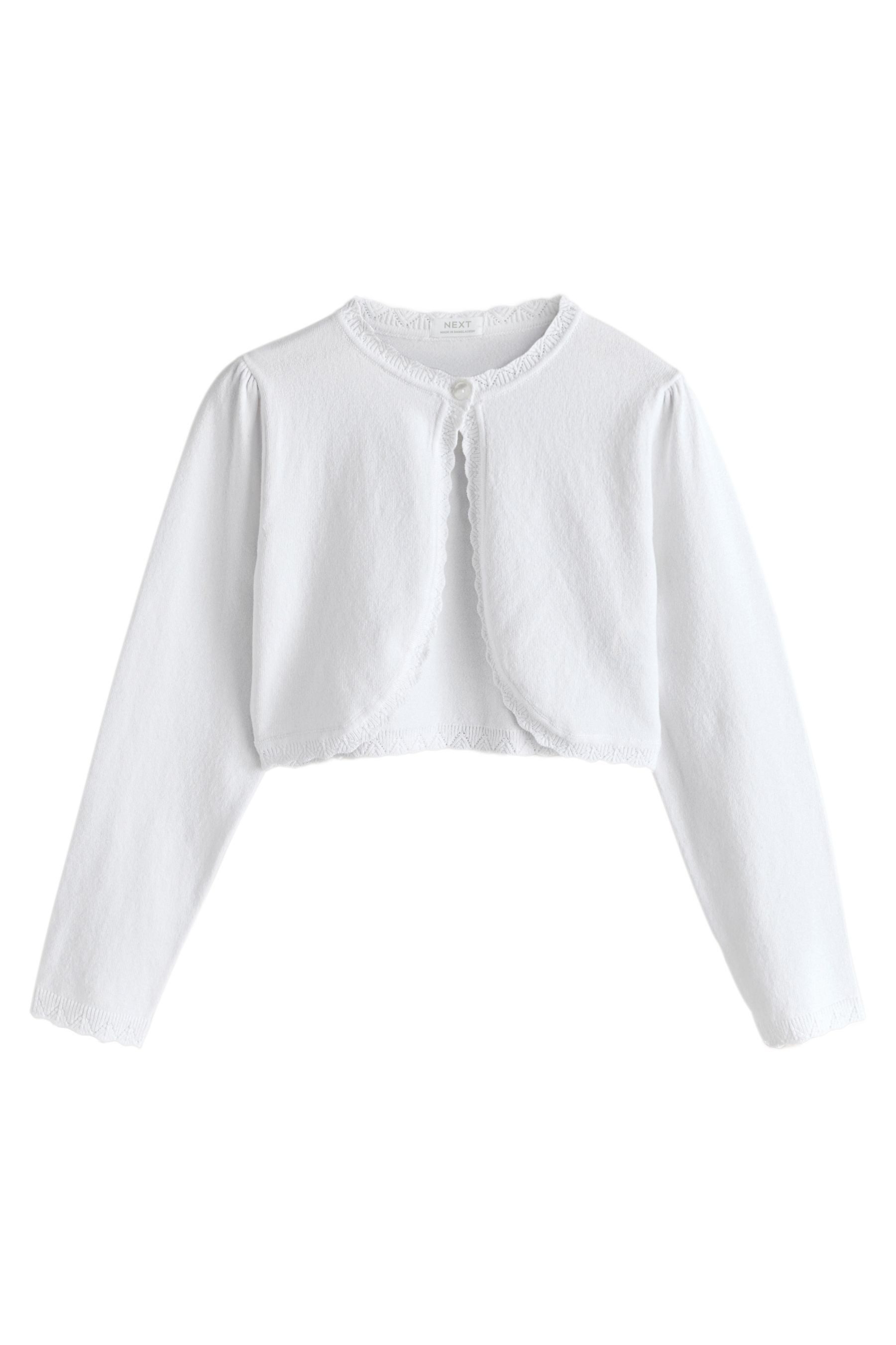 Next Strickjacke Kurze Strickjacke für besondere Anlässe (1-tlg)