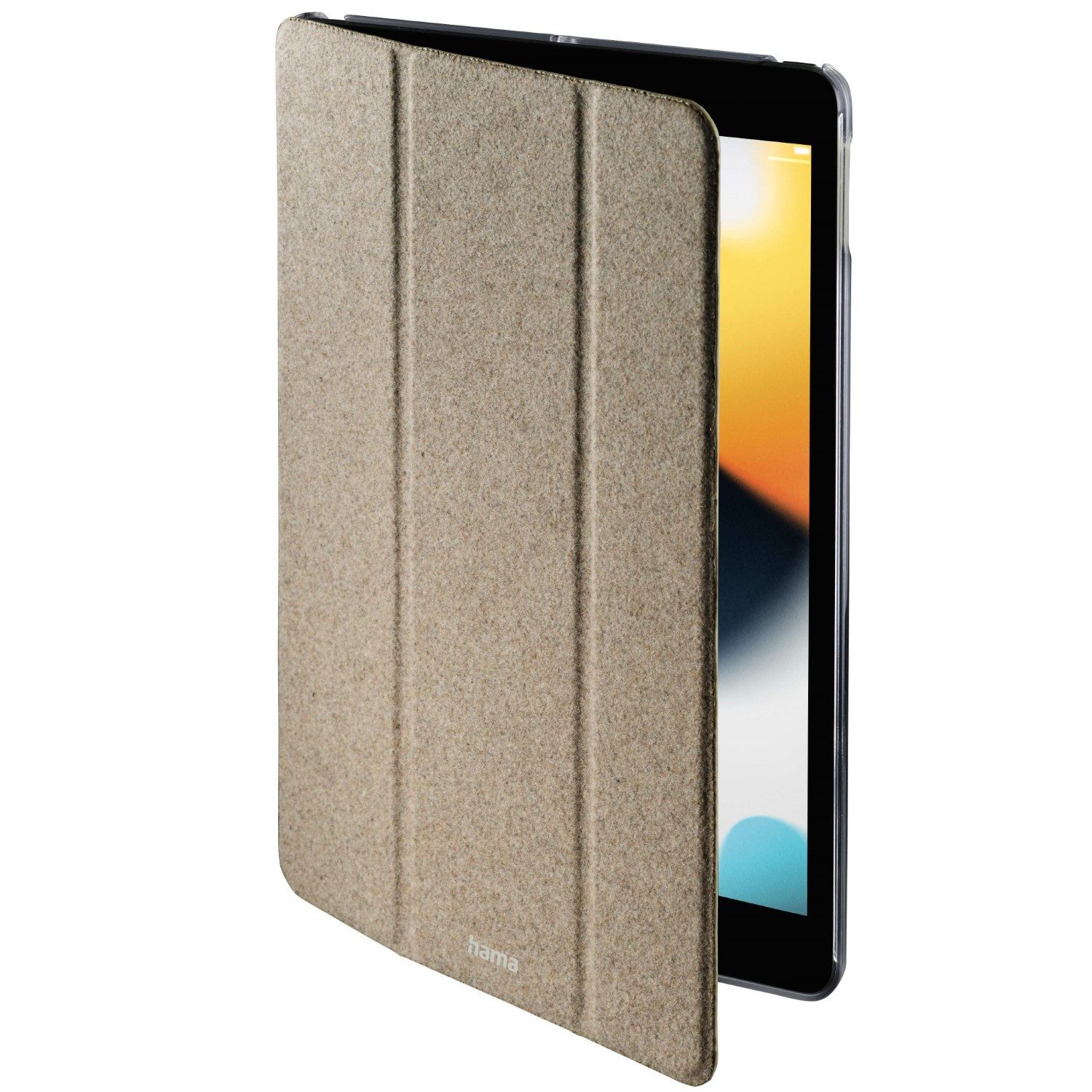 Hama Tablet-Hülle Smart Case Palermo Tasche Cover Hülle Bag Beige, Standfunktion, für Apple iPad 7 2019 / iPad 8 2020 / iPad 9 2021 10,2"