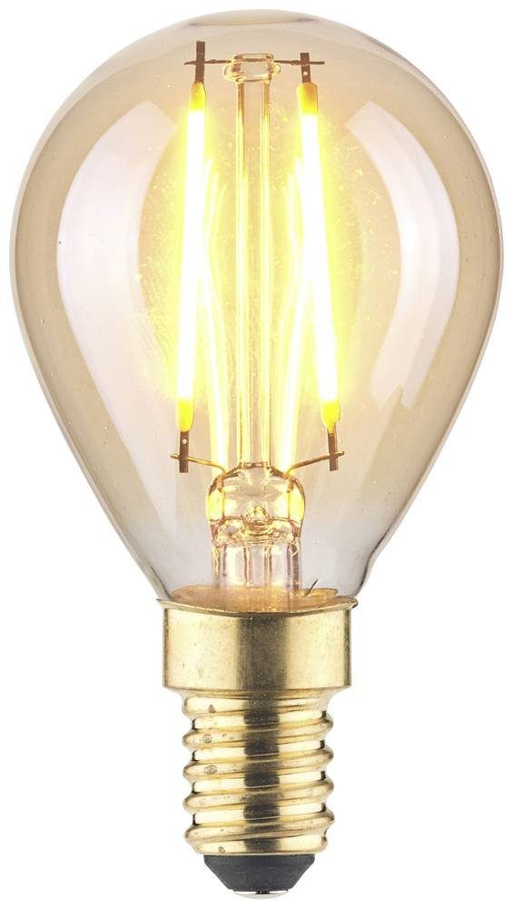 LightMe LightMe LM85053 LED E14 Tropfenform 2.5 W Bernstein (x L) 45 mm x 8  LED-Leuchtmittel