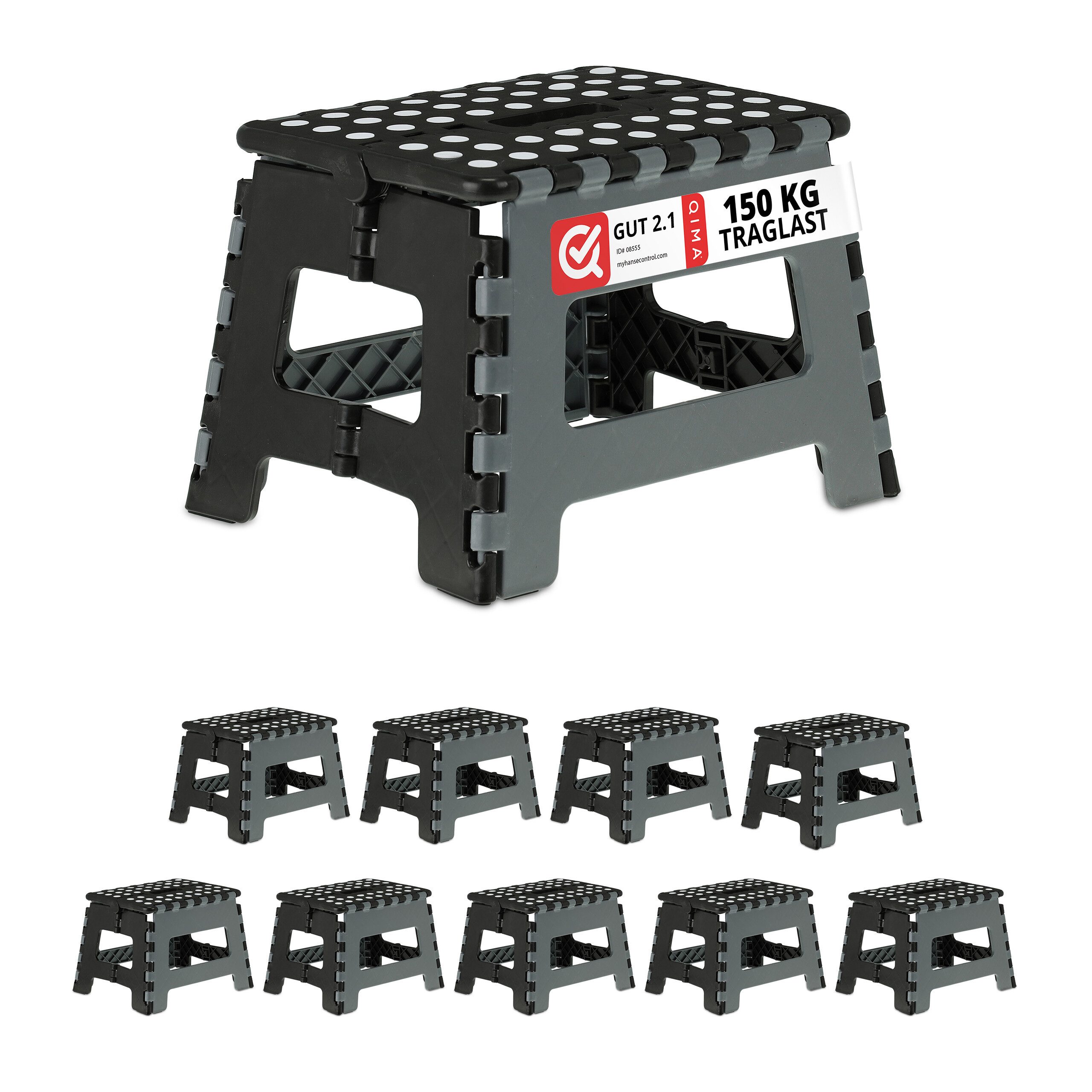 Sitzhocker Klapphocker faltbar M 10er Set