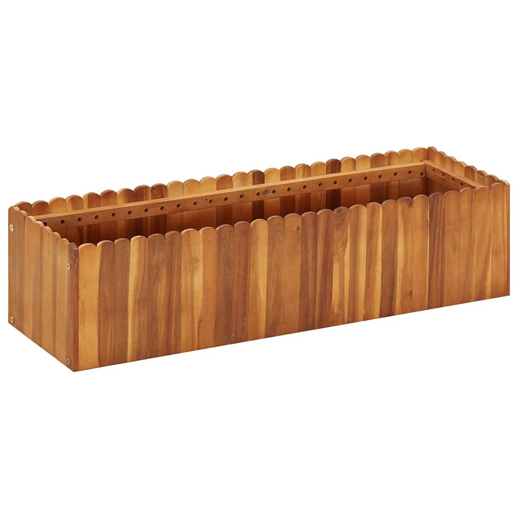 vidaXL Hochbeet Garten-Hochbeet 100 x 30 x 25 cm Massivholz (1 St)