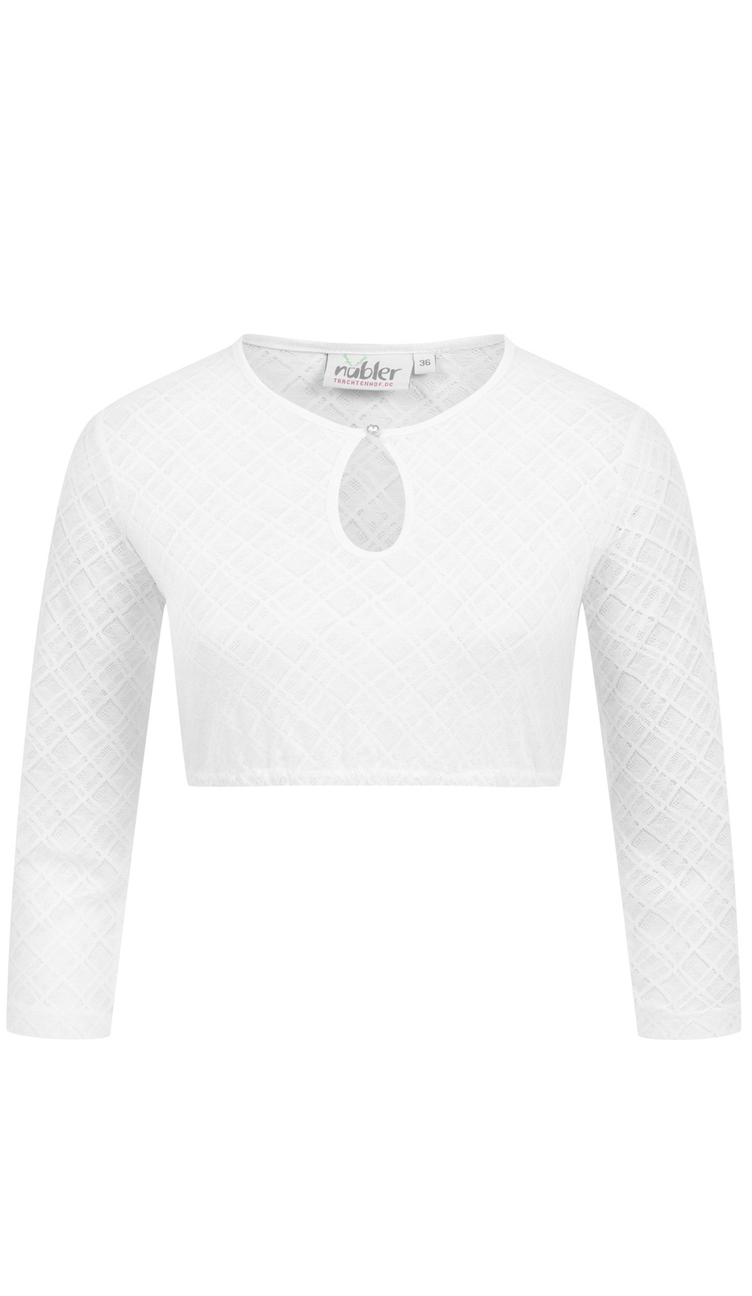 Nübler Dirndlbluse Dirndlbluse Anni in Cremeweiß von Nübler