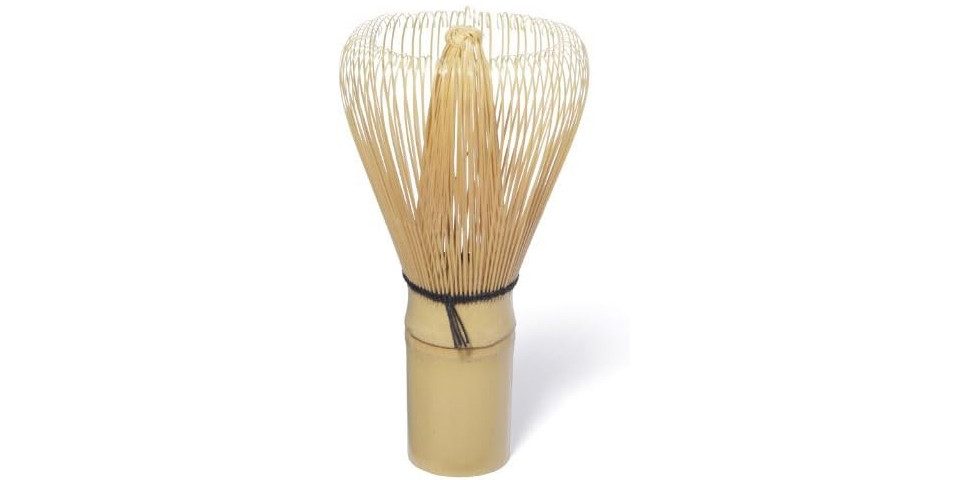 Quertee Teeschale Matcha Besen Chasen - Matchabesen mit 80 Borsten für Matcha Tee, 1-tlg.