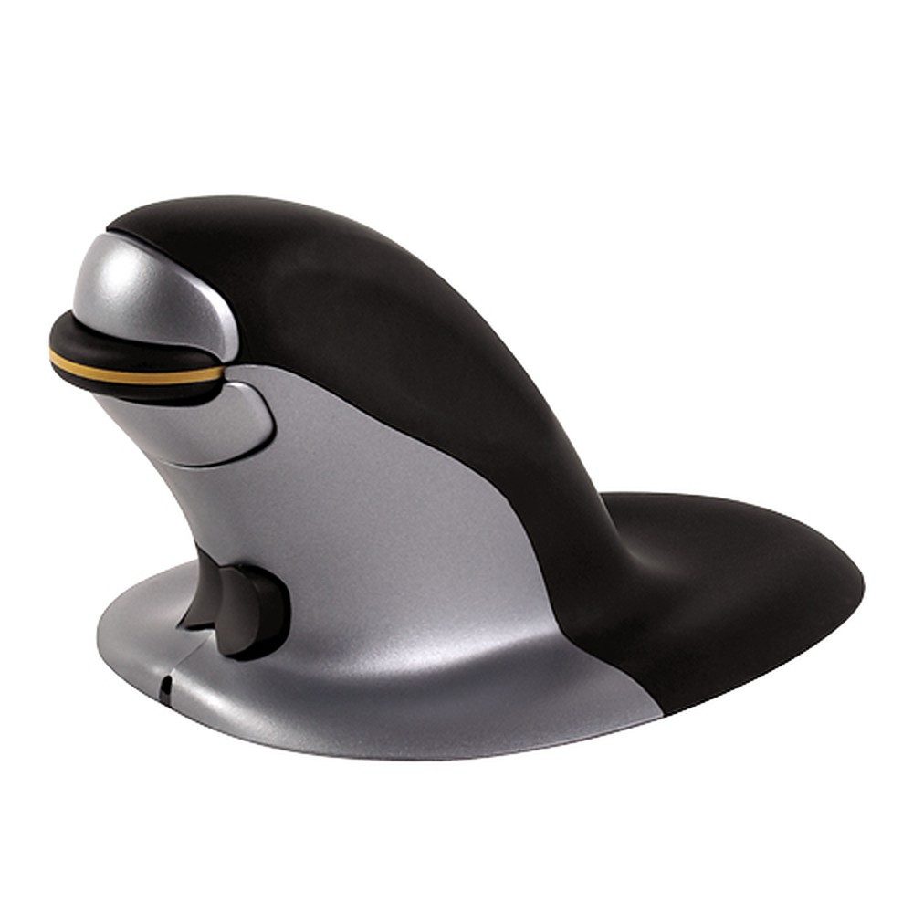 FELLOWES Vertikalmaus Funkmaus Arbeitsplatzmaus ergonomische Maus (Funk, vertikale Bauform, beidhändig, kabellos)