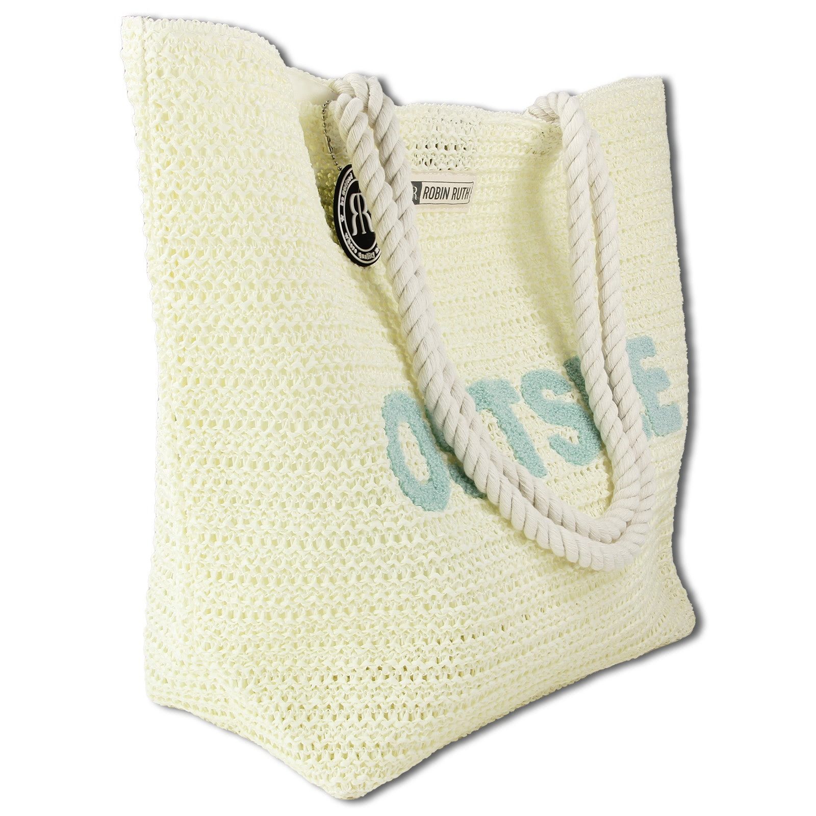 Robin Ruth Schultertasche Robin Ruth Schultertasche Papier weiß (Schultertasche), Damen, Jugend Schultertasche Papier, weiß, creme ca. 47,5cm x ca. 37cm