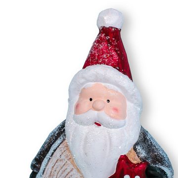 colourliving Weihnachtsfigur Weihnachtsmann, Rentier, Schneemann beleuchtet (3 St), LED in warmweiss, als Tischdeko oder Fensterdeko