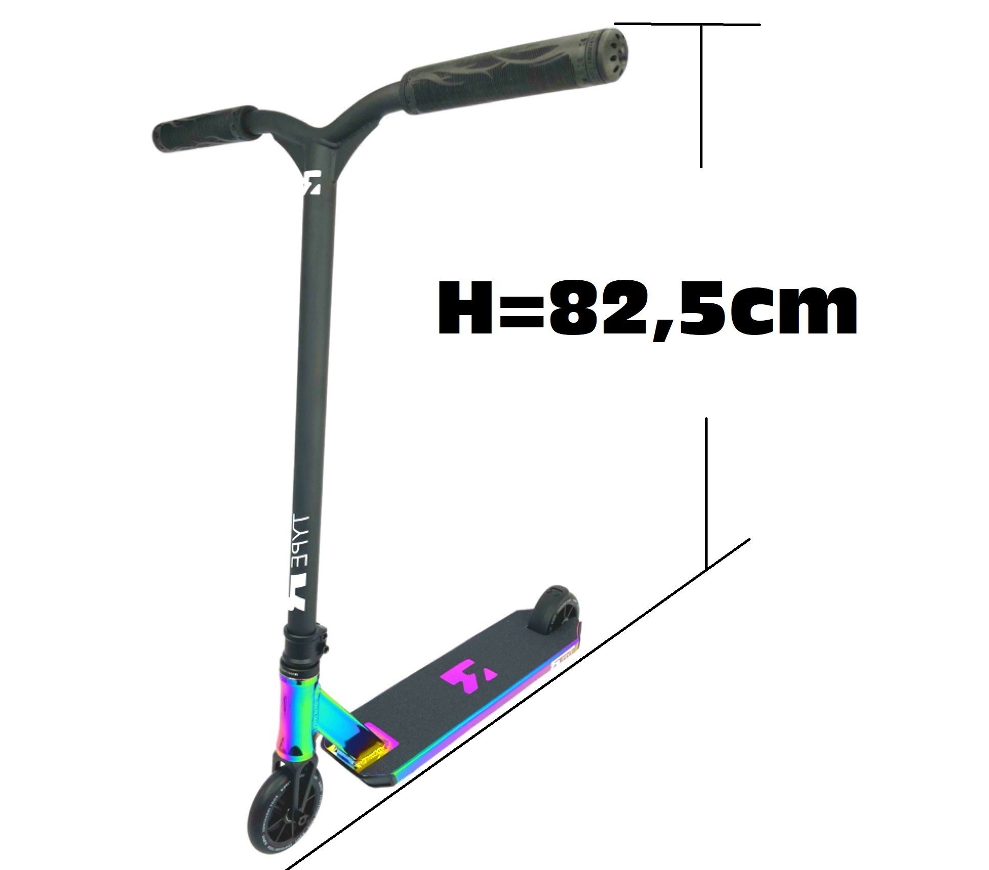 H=82,5cm Neochrom R Stunt-Scooter Stuntscooter Type Industries Root Root Industries