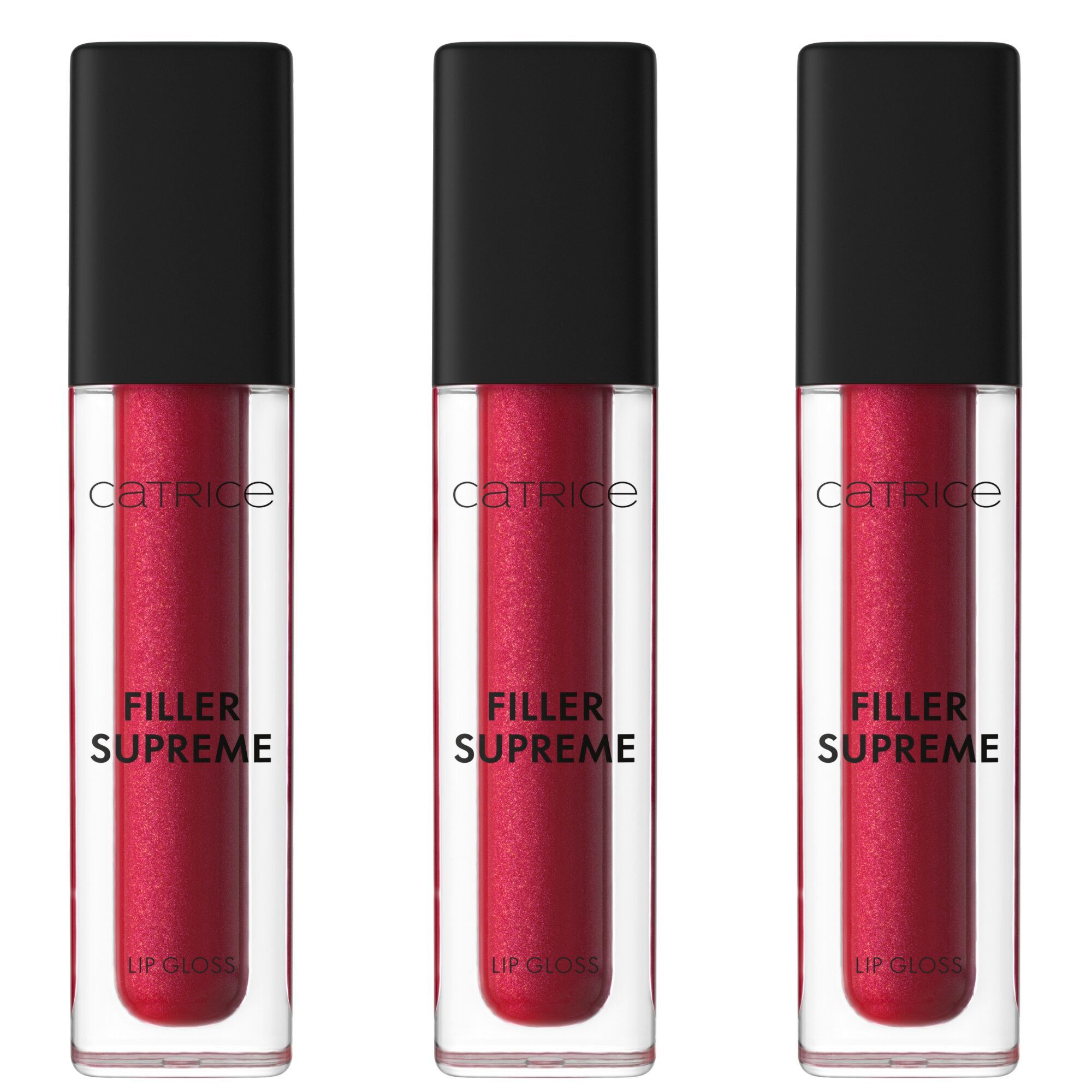 Catrice Lipgloss FILLER SUPREME LIP GLOSS, 3-tlg., für vollere Lippen und ein glänzendes Finish