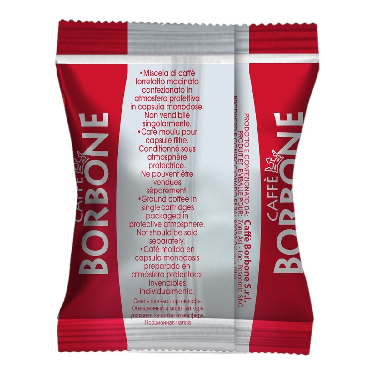 Caffè Borbone Kaffee Caffè Borbone Respresso, Rote Kaffeemischung - 100 Kapseln, 1 x 100 St. (Kompatibel mit Nespresso®* Haushalts-Espressomaschinen)