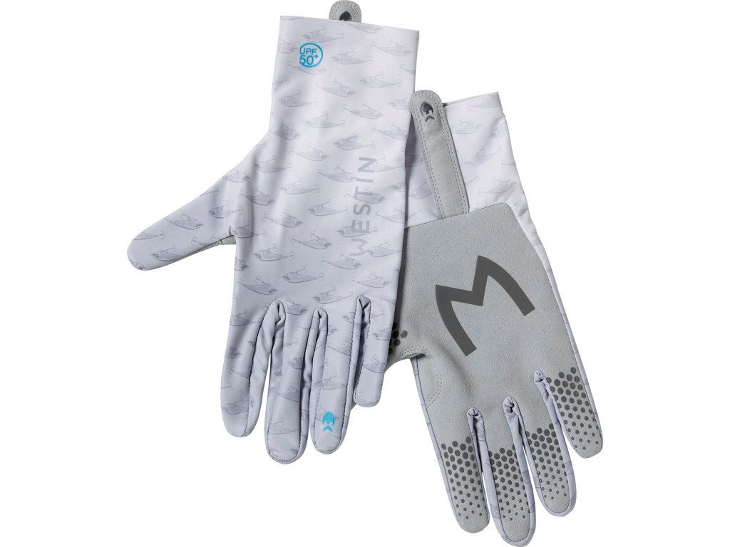 WESTIN Angelhandschuhe Westin Solar Upf Glove Grey - Handschuhe, Angelhandschuhe