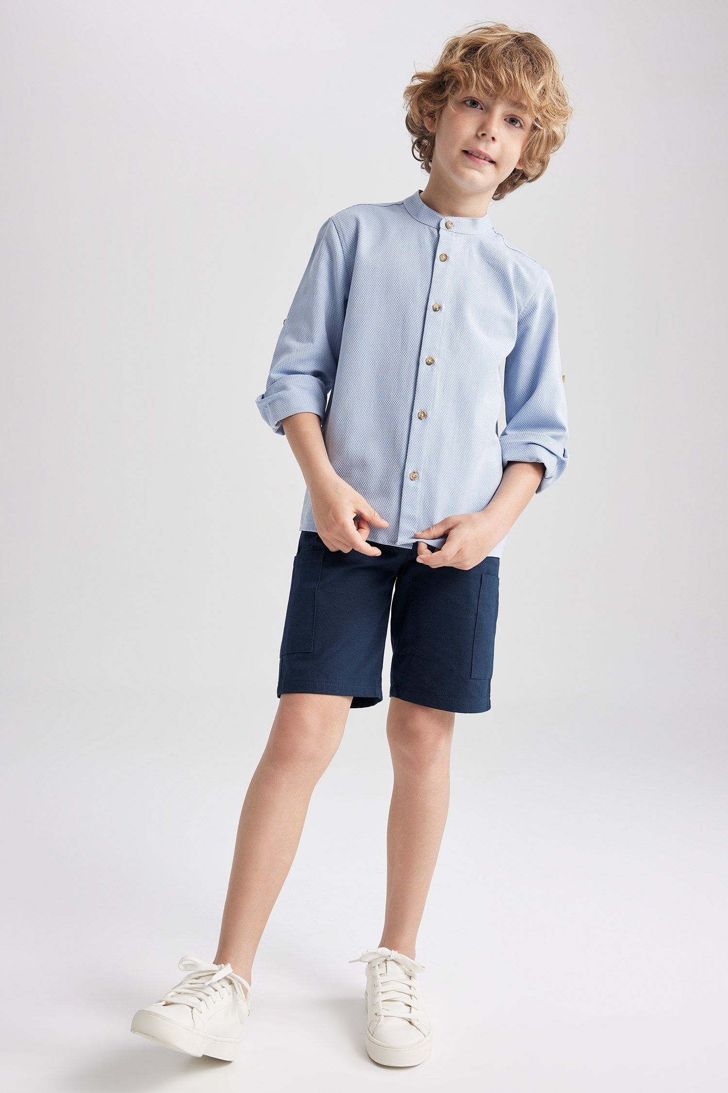 DeFacto Shorts FIT Jungen Marineblau REGULAR Shorts