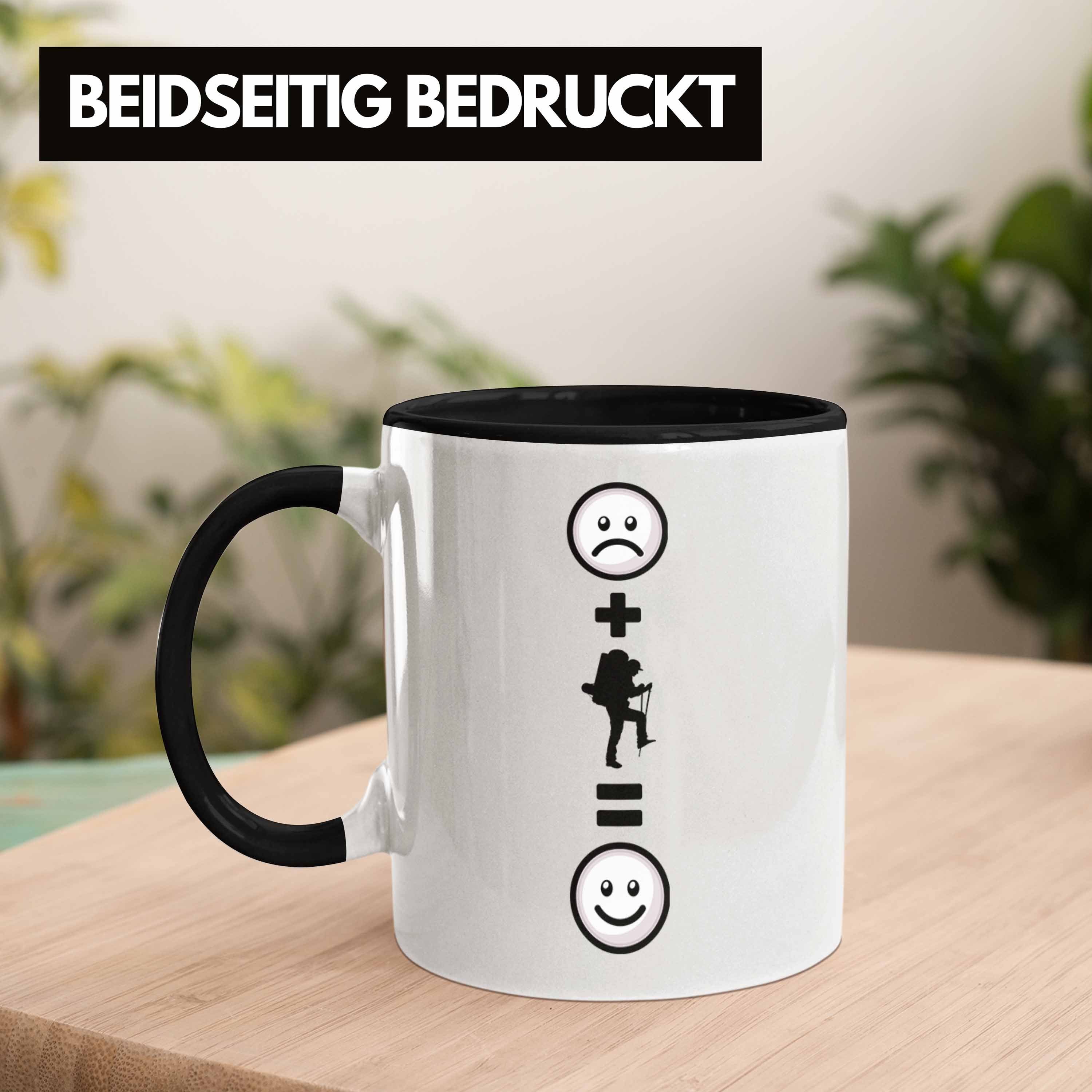 Wandern G :(Wandern) Trendation Lustige Geschenk Berge Tasse Tasse für Schwarz Wanderer