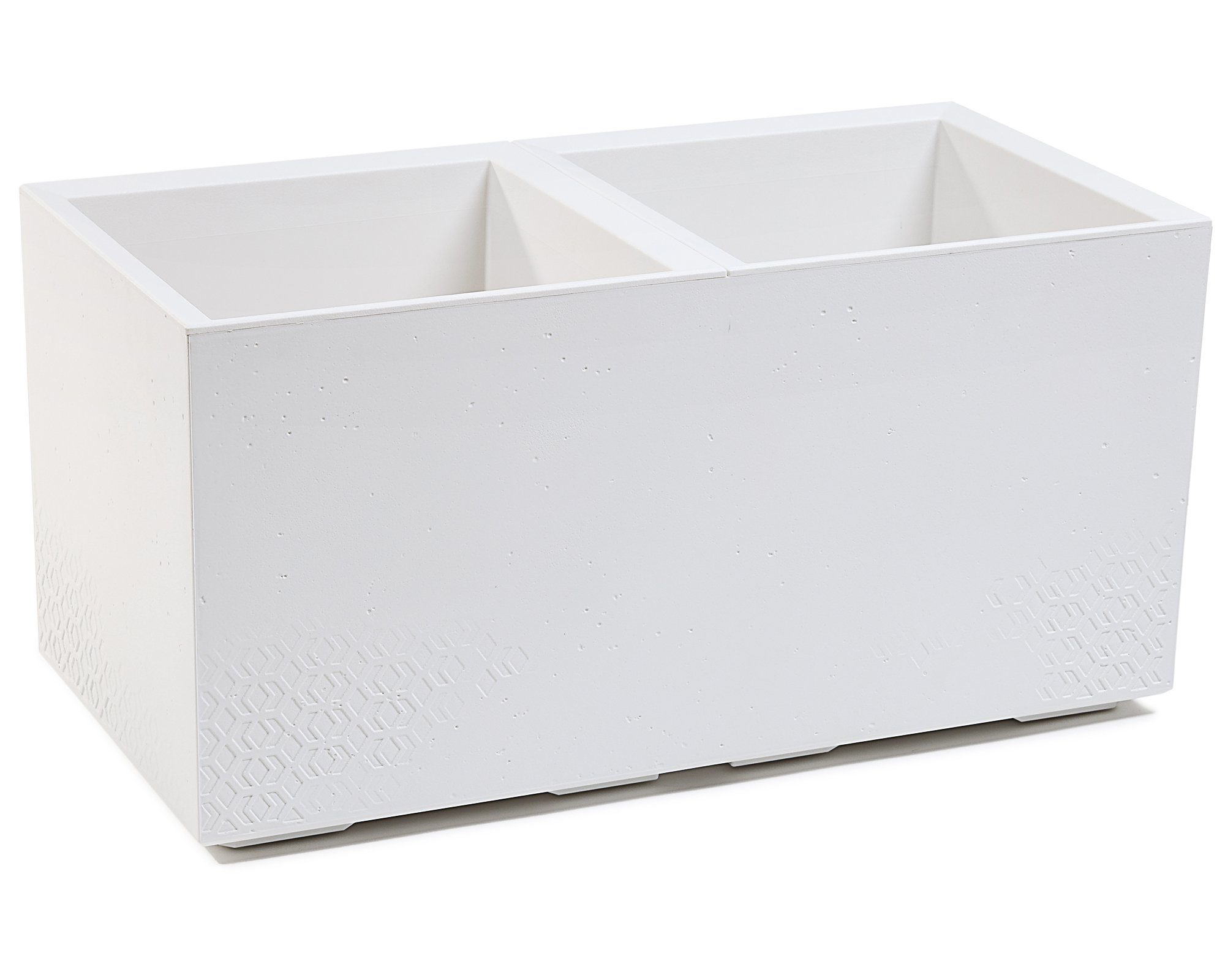 ONDIS24 Pflanzkübel Caro Beton Optik Blumenkübel mit Rollen aus
