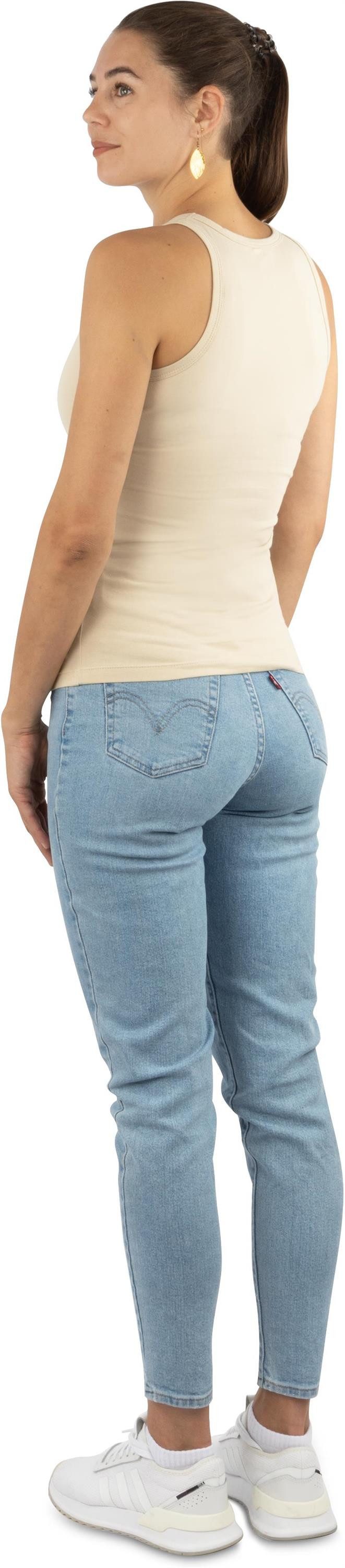 Janice Tanktop 2 x Damen Top hochgeschlossen Nauta Trägertop aus Baumwolle