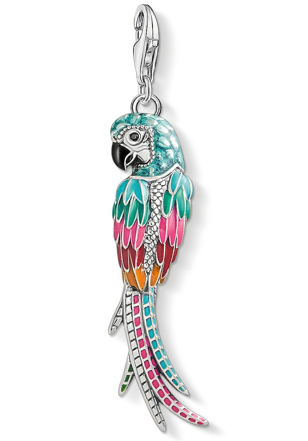 THOMAS SABO Charm-Einhänger Papagei, Y0002-691-7, mit Zirkonia (synth)