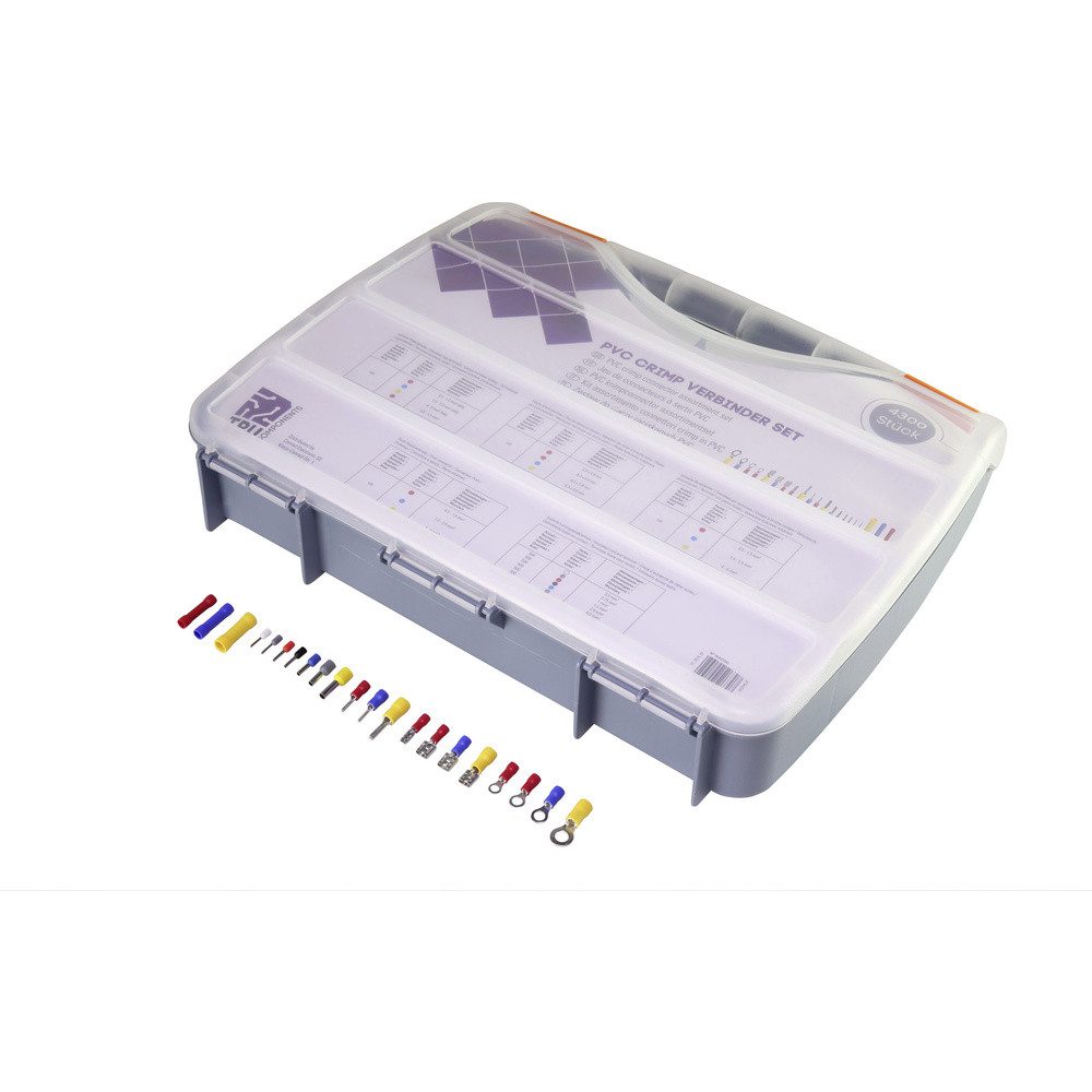 Ringkabelschuh TRU COMPONENTS TC-6648520 Quetschverbinder-Sortiment 4300 St.