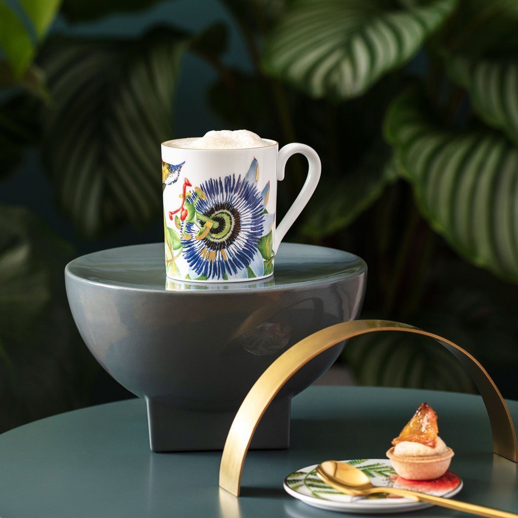Villeroy & Boch Signature Tasse Amazonia Kaffeebecher, 300 ml, 1-tlg., Porzellan, Premium Bone Porcelain, spülmaschinenfest, Made in Germany