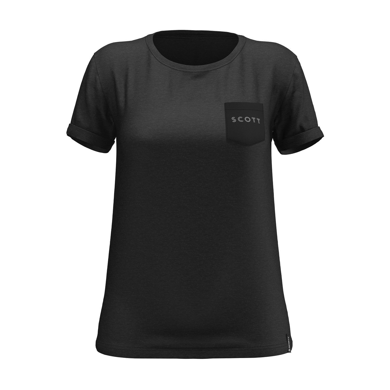 Scott Kurzarmshirt Scott T-Shirt Damen 10 Heritage Dri s/sl (1-tlg) schwarz