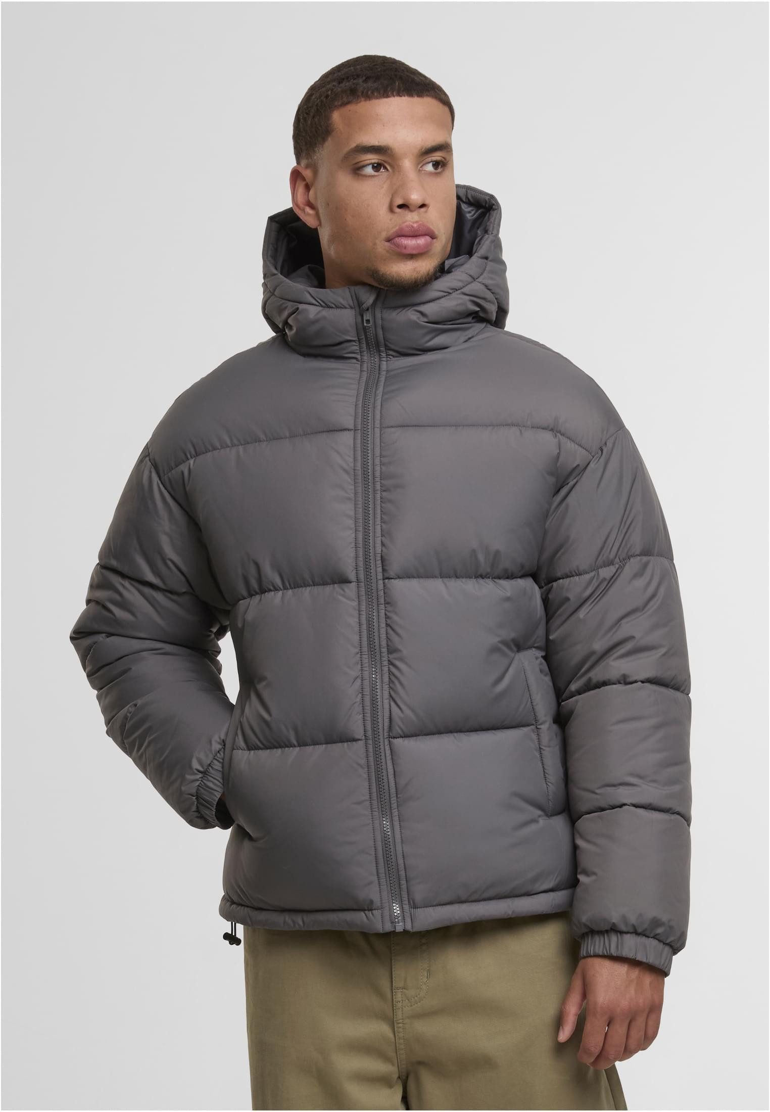 Outdoorjacke Basic Puffer Jacket With Hood Herren Jacke