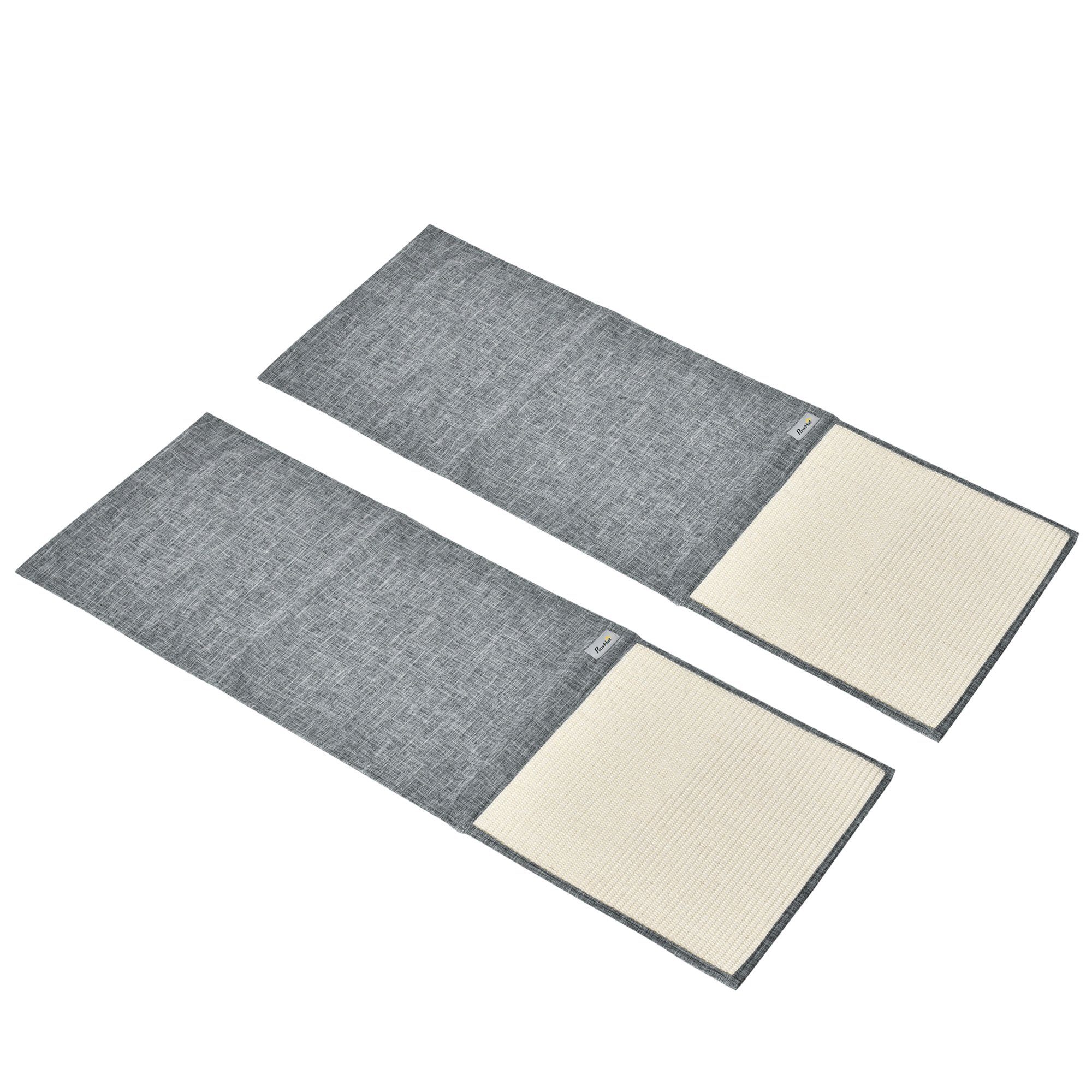 Kratzbrett 2er Kratzmatte, Sisal Kratzteppich für Katze, Katzenkratzmatte