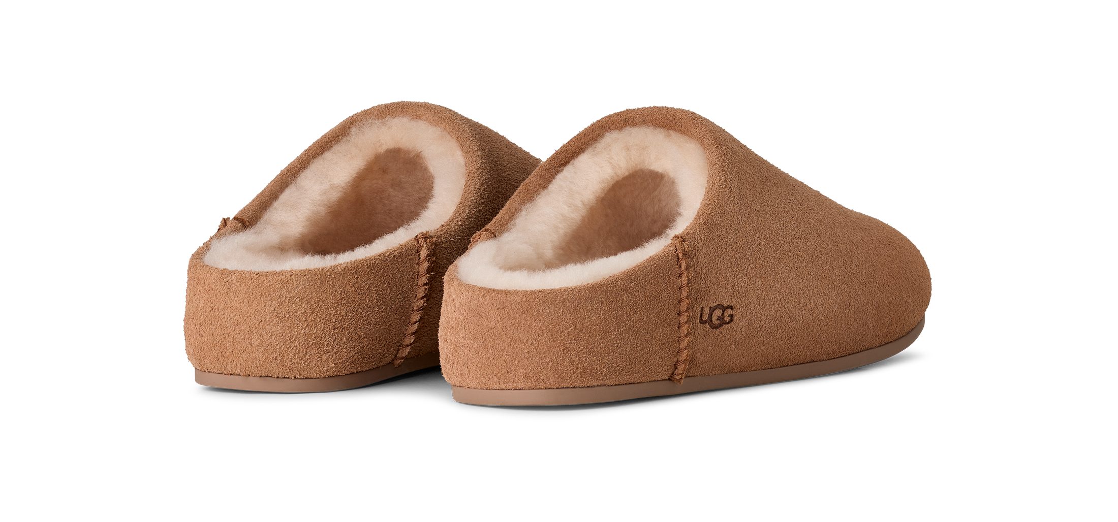 UGG W ELEA SLIP-ON Pantoffel Schlupfschuh, Hausschuh, Mule mit UGG-Logoprägung