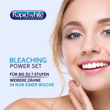 Rapid white Zahnbleaching-Kit Zahnaufhellung Bleaching Power Set Zahnweiß teeth Whitening 2er Pack