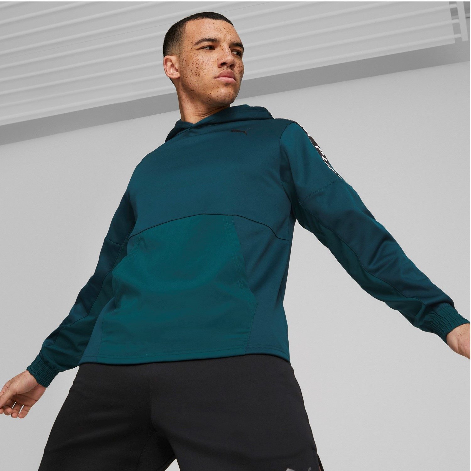 PUMA 2-in-1-Pullover Fit Fleece Hoodie Pullover