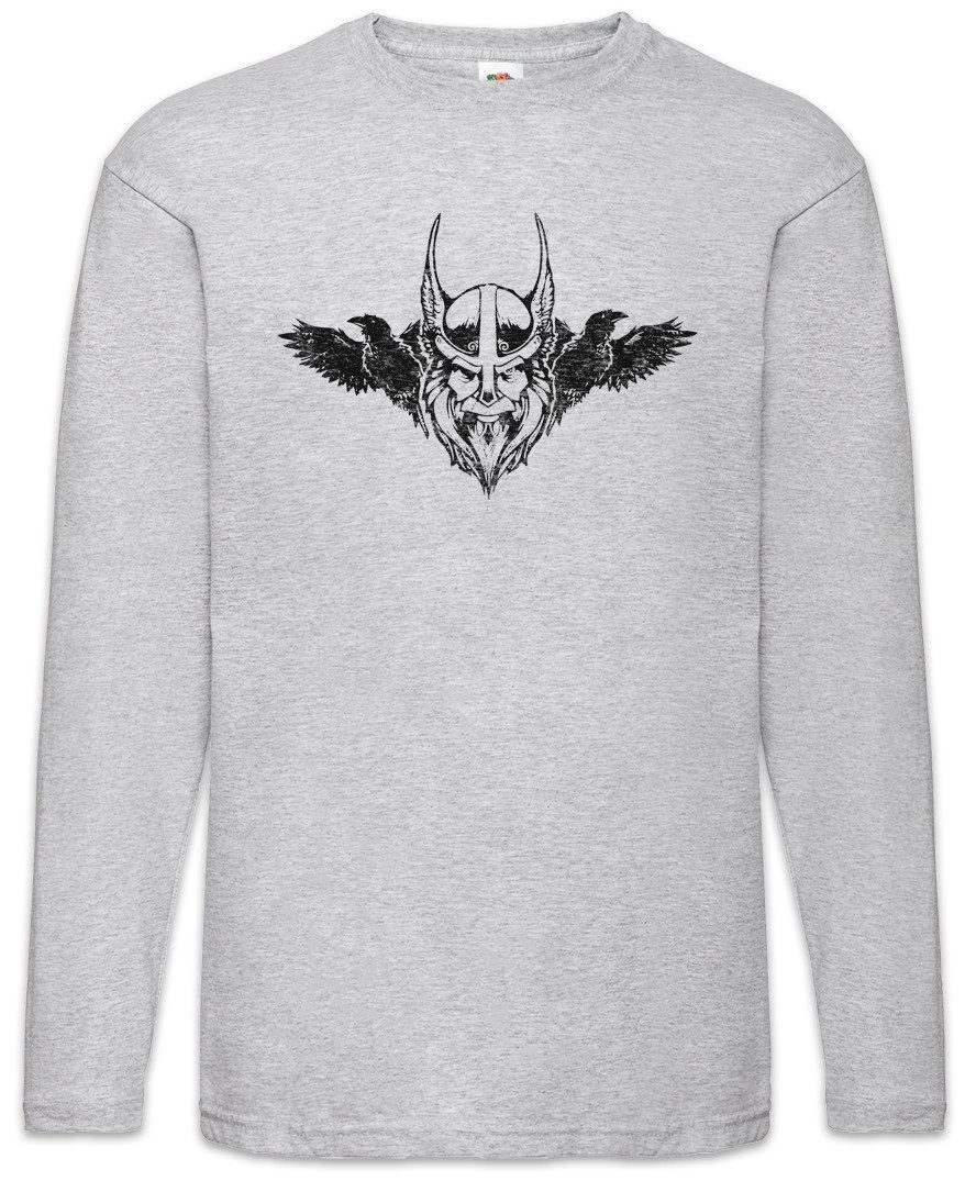 Langarmshirt Odhin Norse Ravens Langarm T-Shirt Hugin Vikings Munin Raben Wikinger