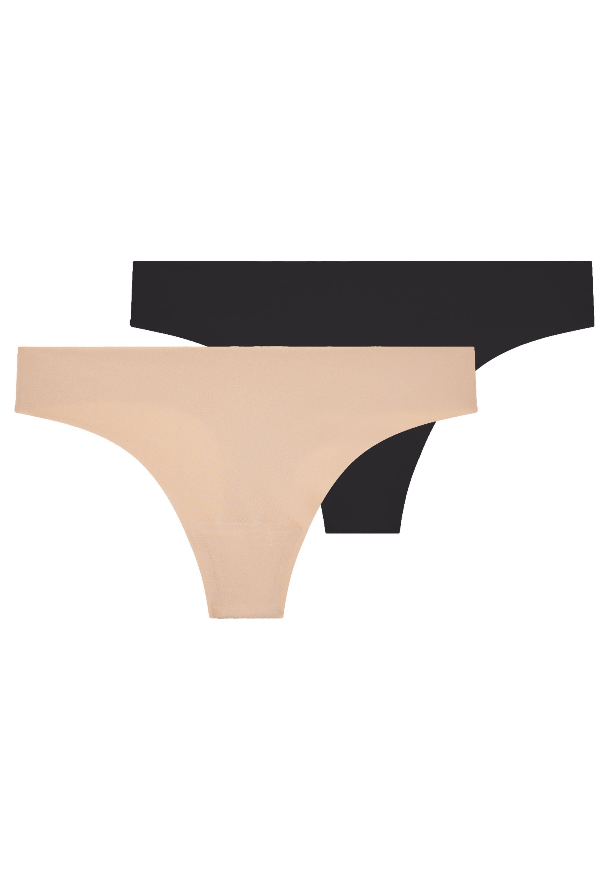 SIMONE PERELE T-String 2er Pack Uniq (Spar-Set, 2-St) String - Blickdicht - Glattes Design für unsichtbaren Sitz