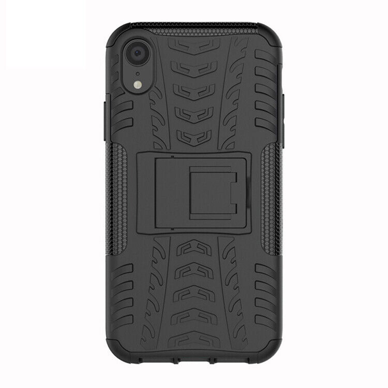 betterfon Handyhülle für Apple iPhone Robuste Outdoor Schutzhülle Panzer Case, Stoßfeste Dual-Layer Hülle mit Kickstand kratzfest und formstabil