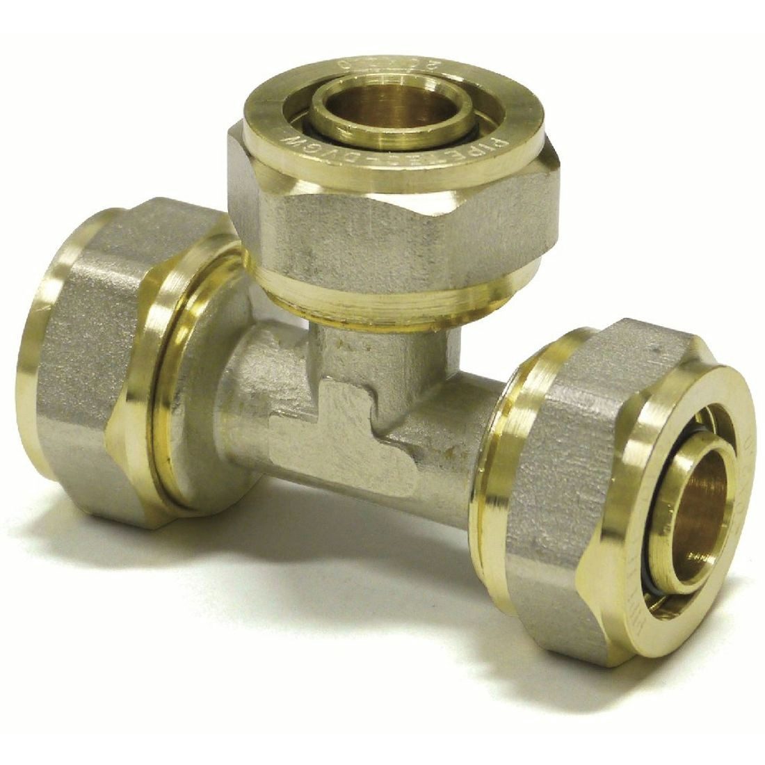 Boni-Shop Rohrverbinder Schraubfitting T-Stück Mitte reduziert 32 x 3 - 16 x 2 - 32 x 3