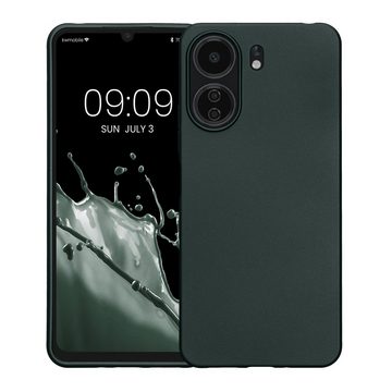 kwmobile Handyhülle Case für Xiaomi Poco C65 / Redmi 13C, Hülle Silikon metallisch schimmernd - Handyhülle Cover