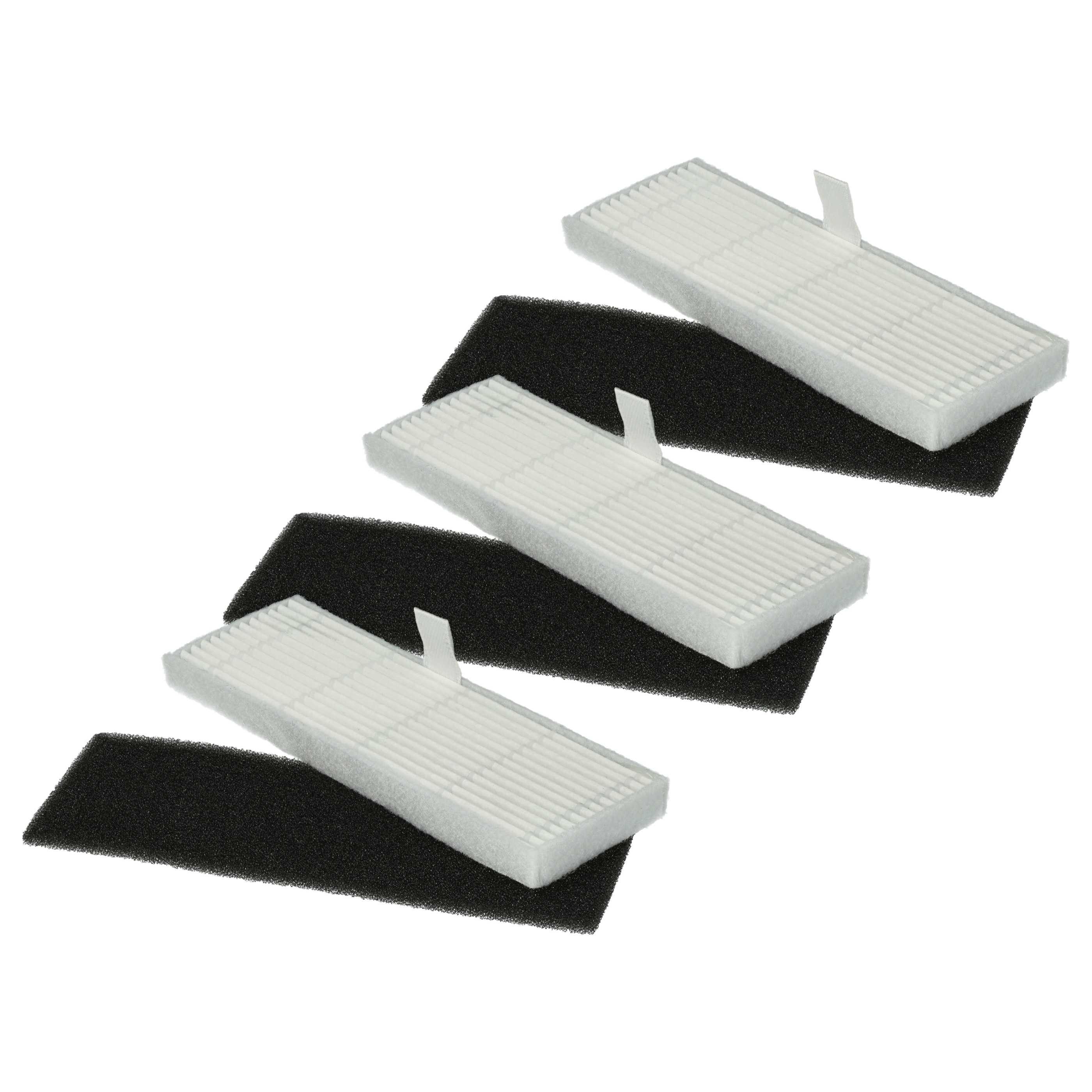 vhbw Ersatzfilter passend für Honiture Q6 Pro Saugroboter, Zubehör für Honiture Q6 Pro
