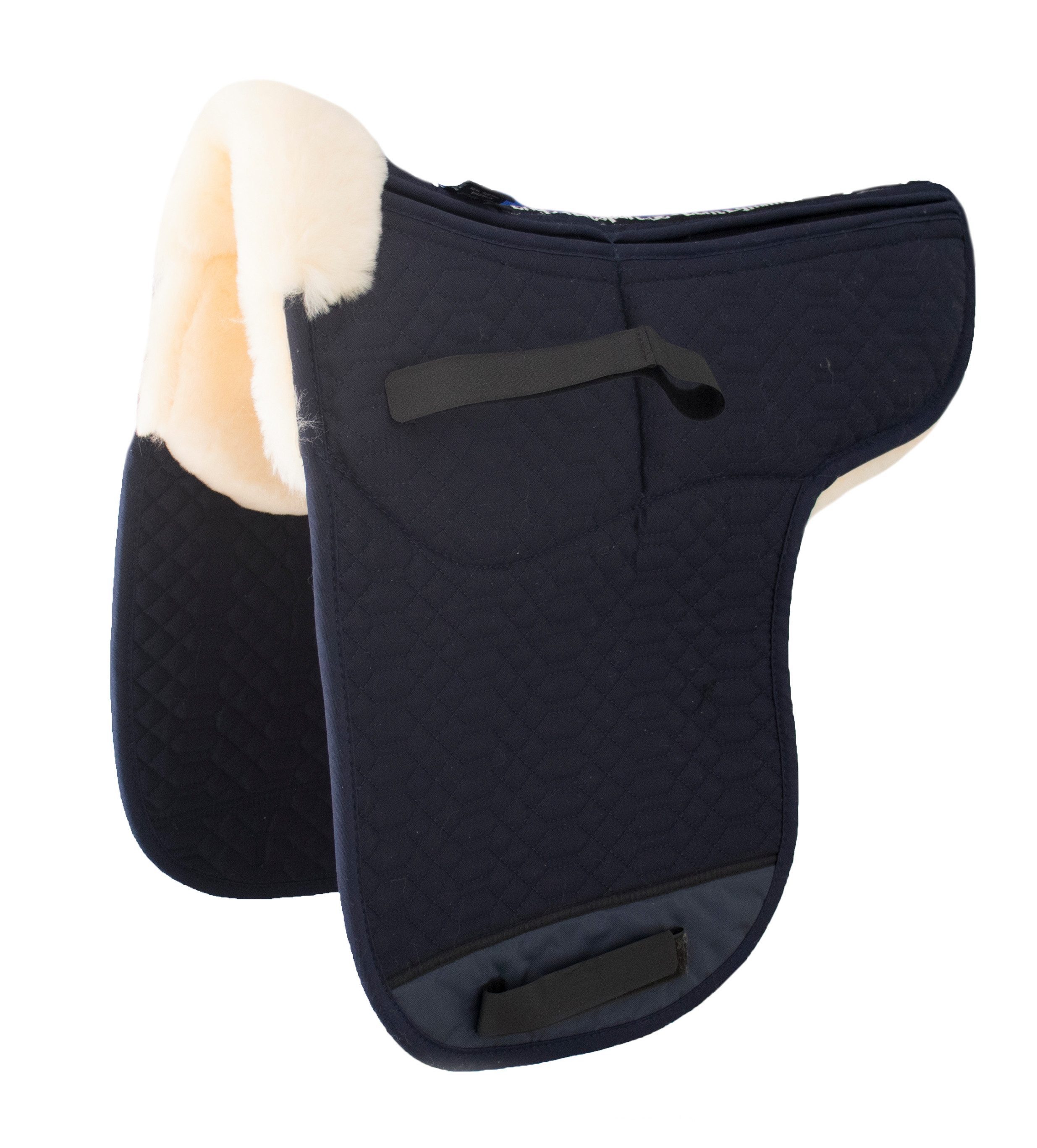 Engel Reitsport Sattelpad Satteldecke SADEK1AP Korrektur Lammfell Steppstoff Fell in Sattellage, (1-St)