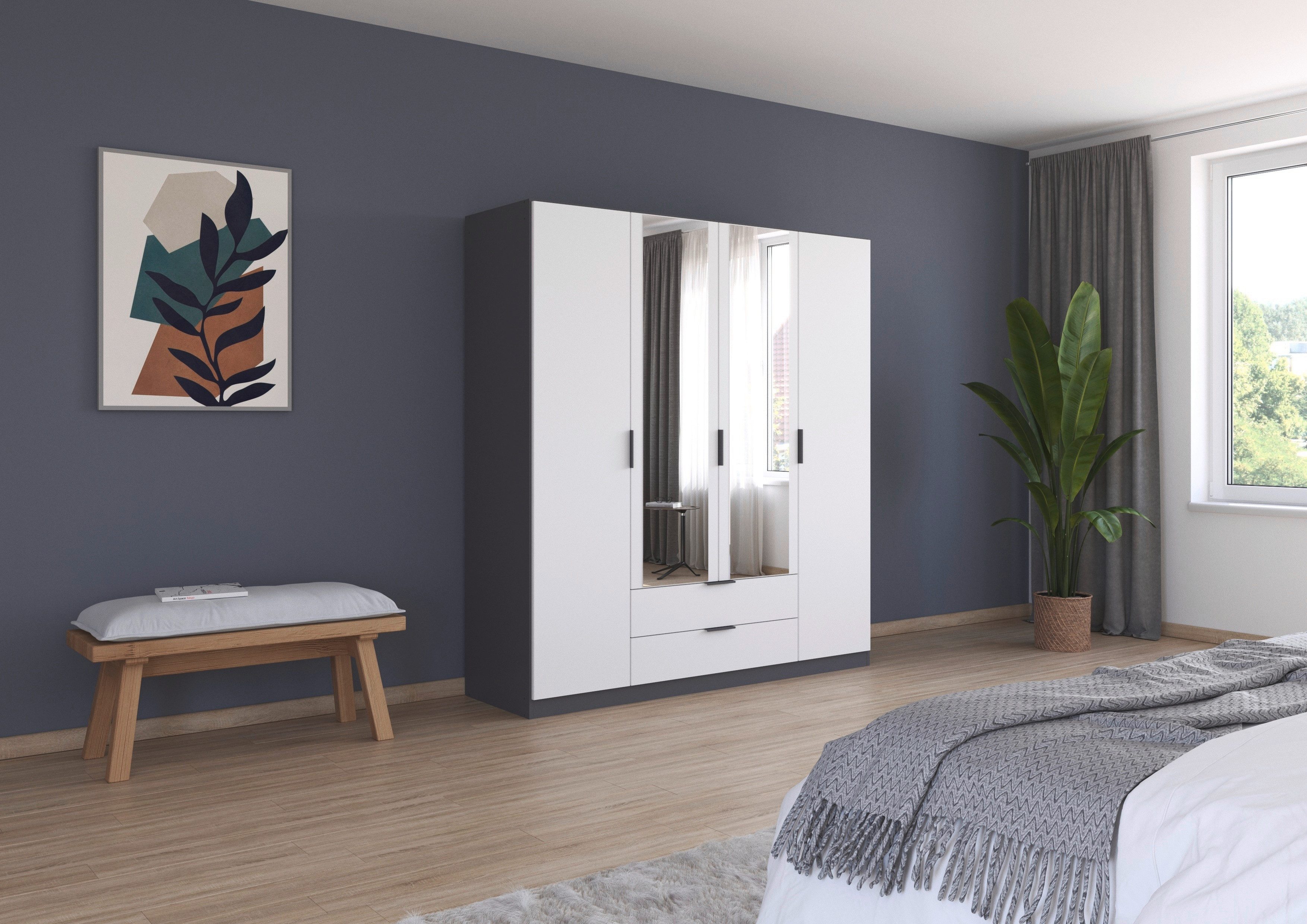 rauch Kleiderschrank Drehtürenschrank Schrank Garderobe Ankleide günstig online kaufen