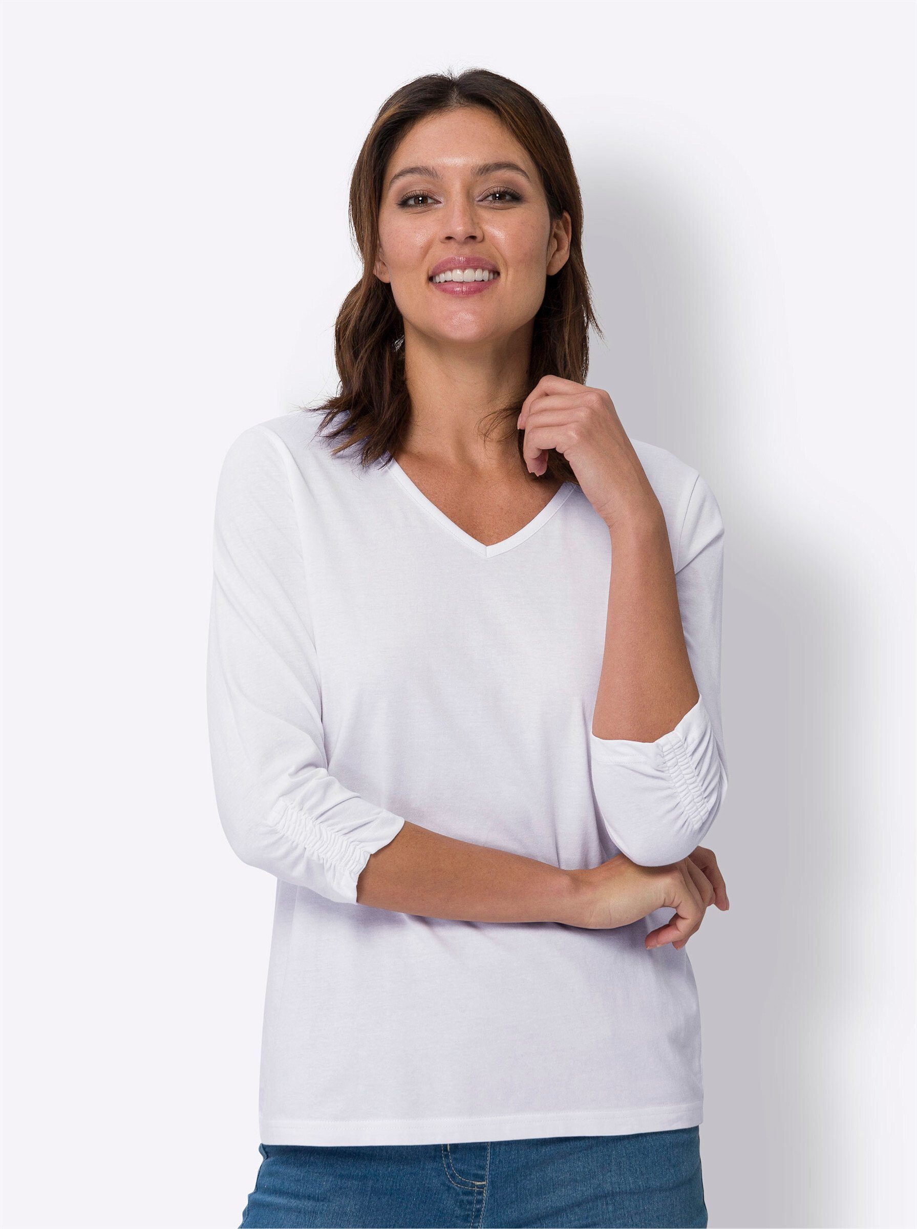 Sieh an! T-Shirt 3/4-Arm-Shirt günstig online kaufen