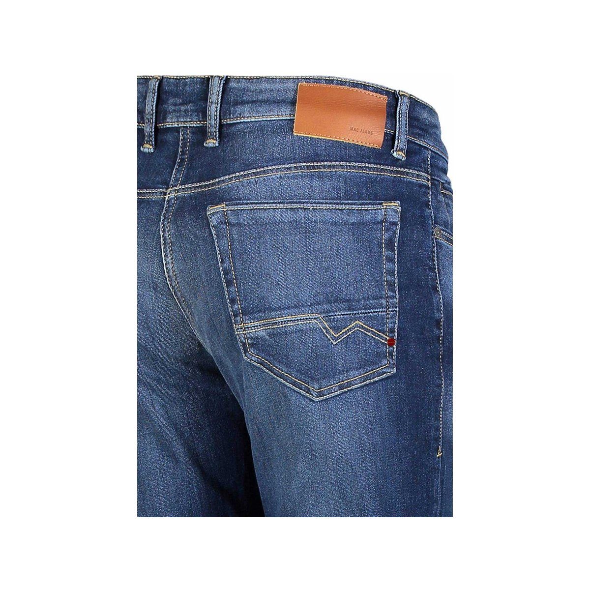 MAC Straight-Jeans straight fit blau (1-tlg)
