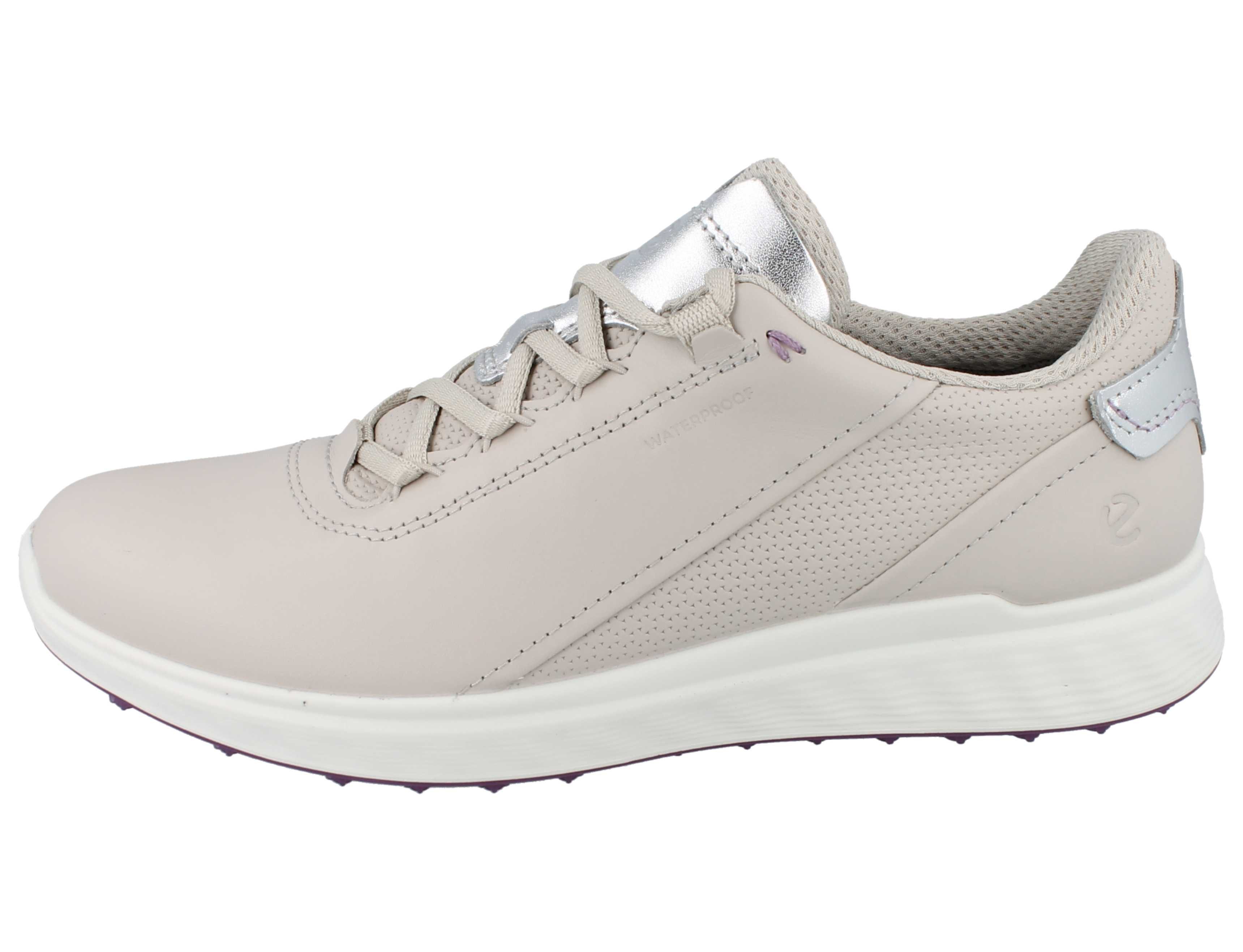 Ecco ECCO Golf-S-Casual Damen Golfschuhe beige Glattleder - Größe: 41 Golfschuh Wasserdicht