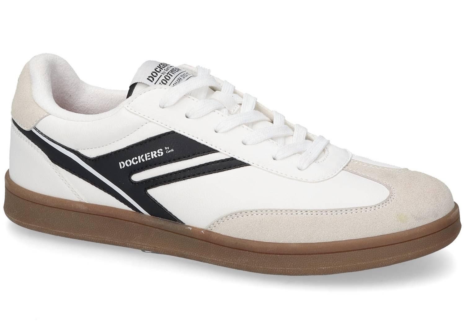 Dockers by Gerli 55TC001 Weiss/Schwarz Sneaker