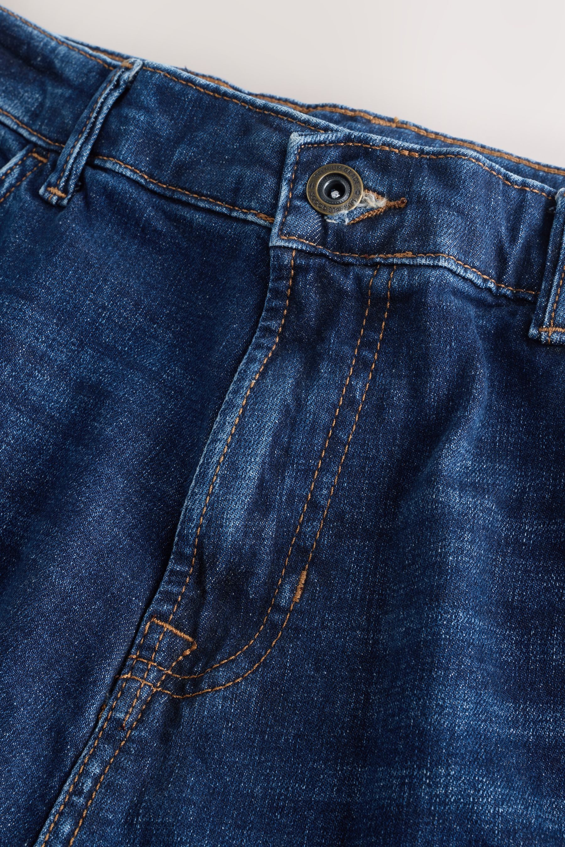Next Weite Jeans Authentische Baggy Fit Denim-Jeans mit Stretch (1-tlg) günstig online kaufen
