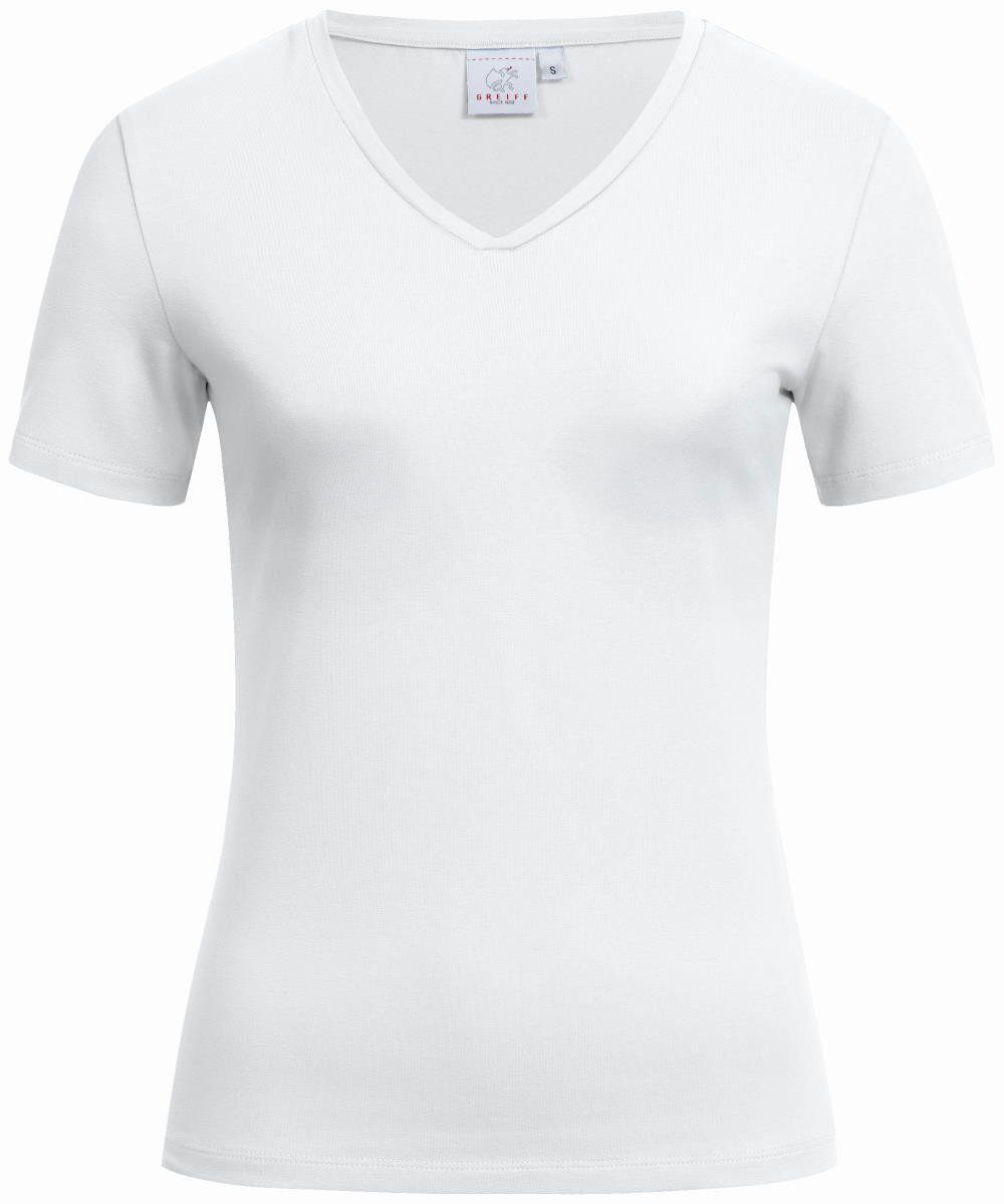 GREIFF T-Shirt 6864 ESSENTIALS Regular Fit Weiß