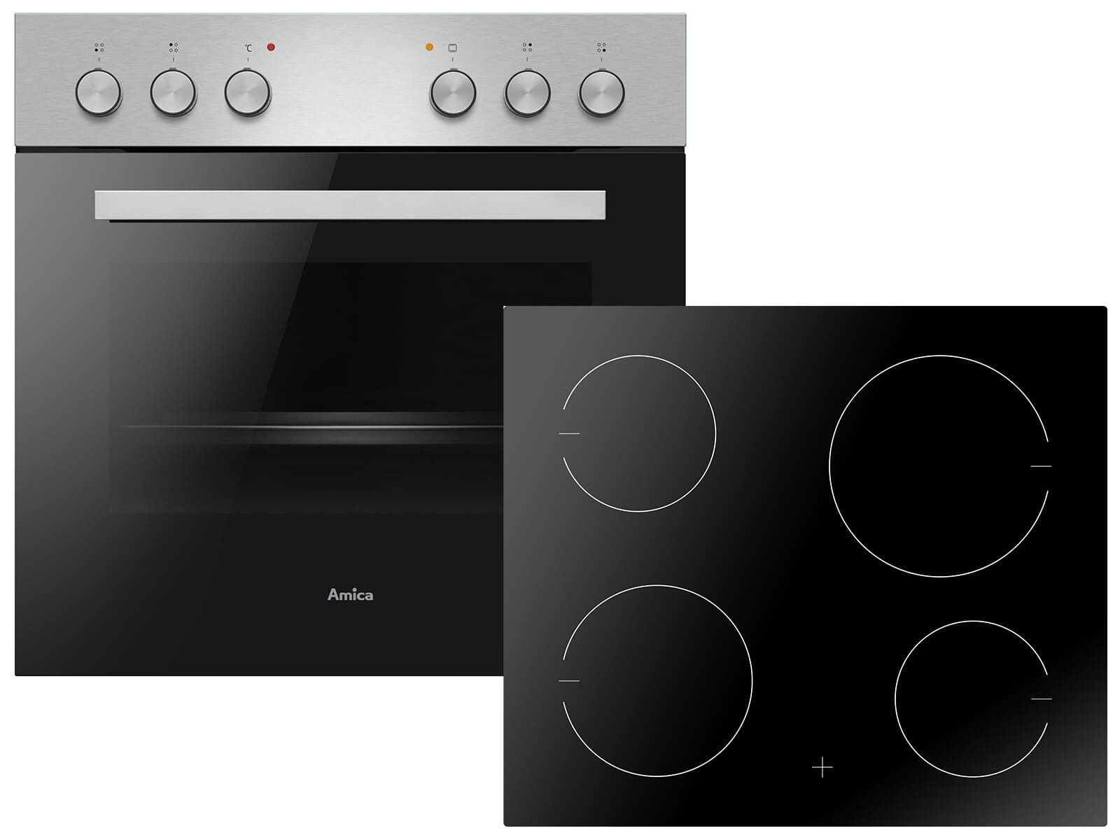 Amica Elektro-Herd-Set, Reinigung mit Wasser / Dampf